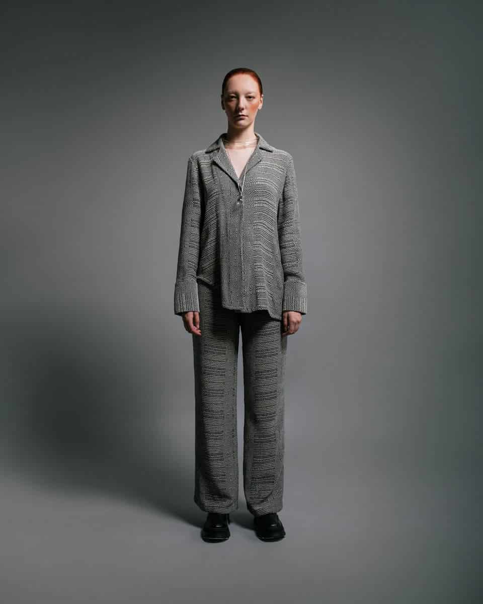 OVERSIZED COTTON LOOM PANTS - miniatura 4