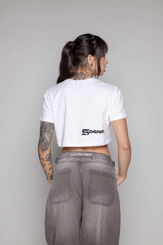Crop-Top Basic Courage-Blanco - miniatura 5