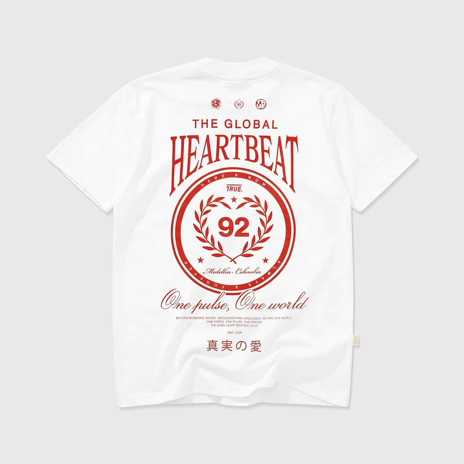 Heartbeat T-Shirt - White - miniatura 1
