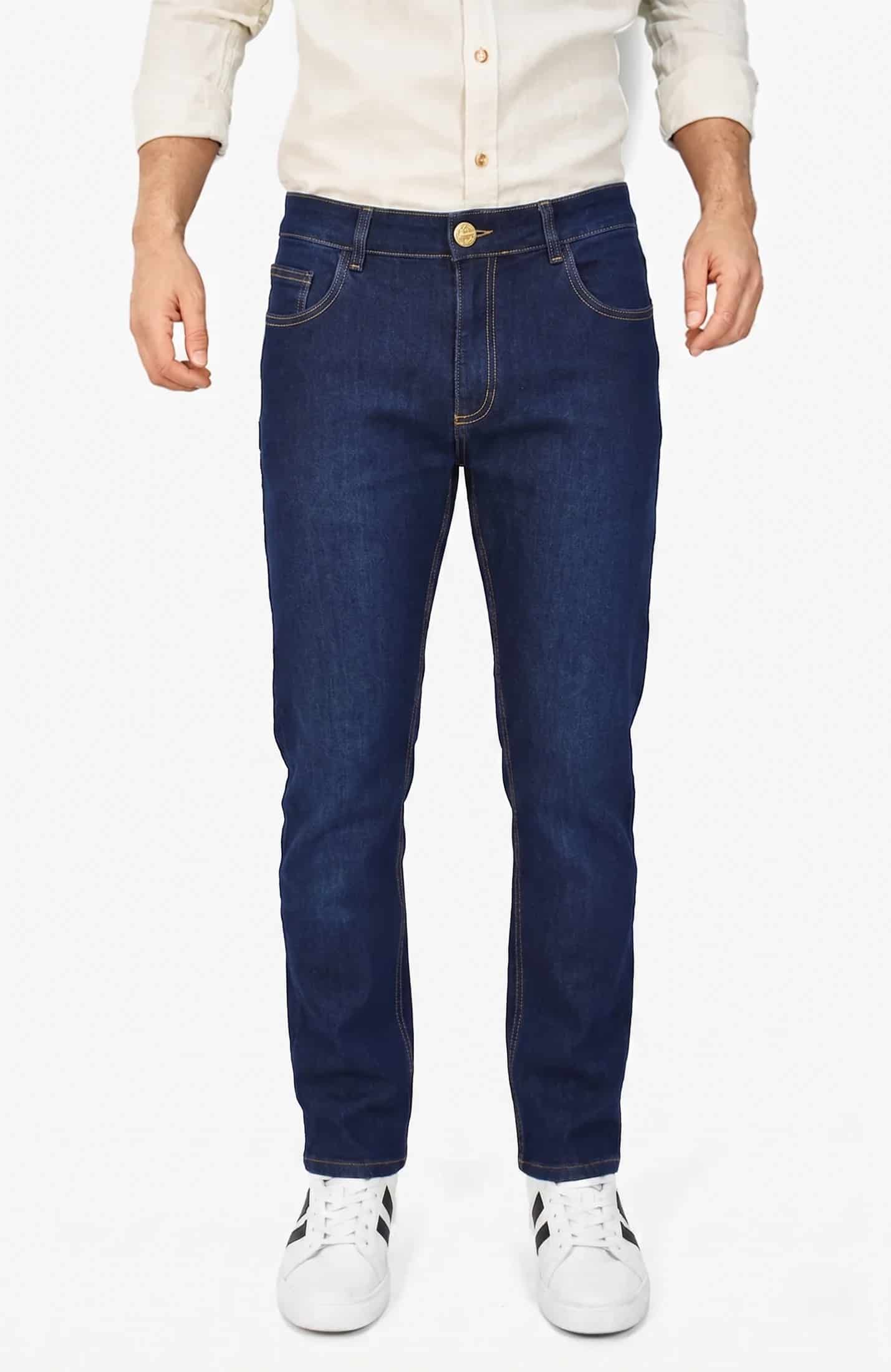 JEAN REGULAR AZUL PARA HOMBRE - miniatura 2
