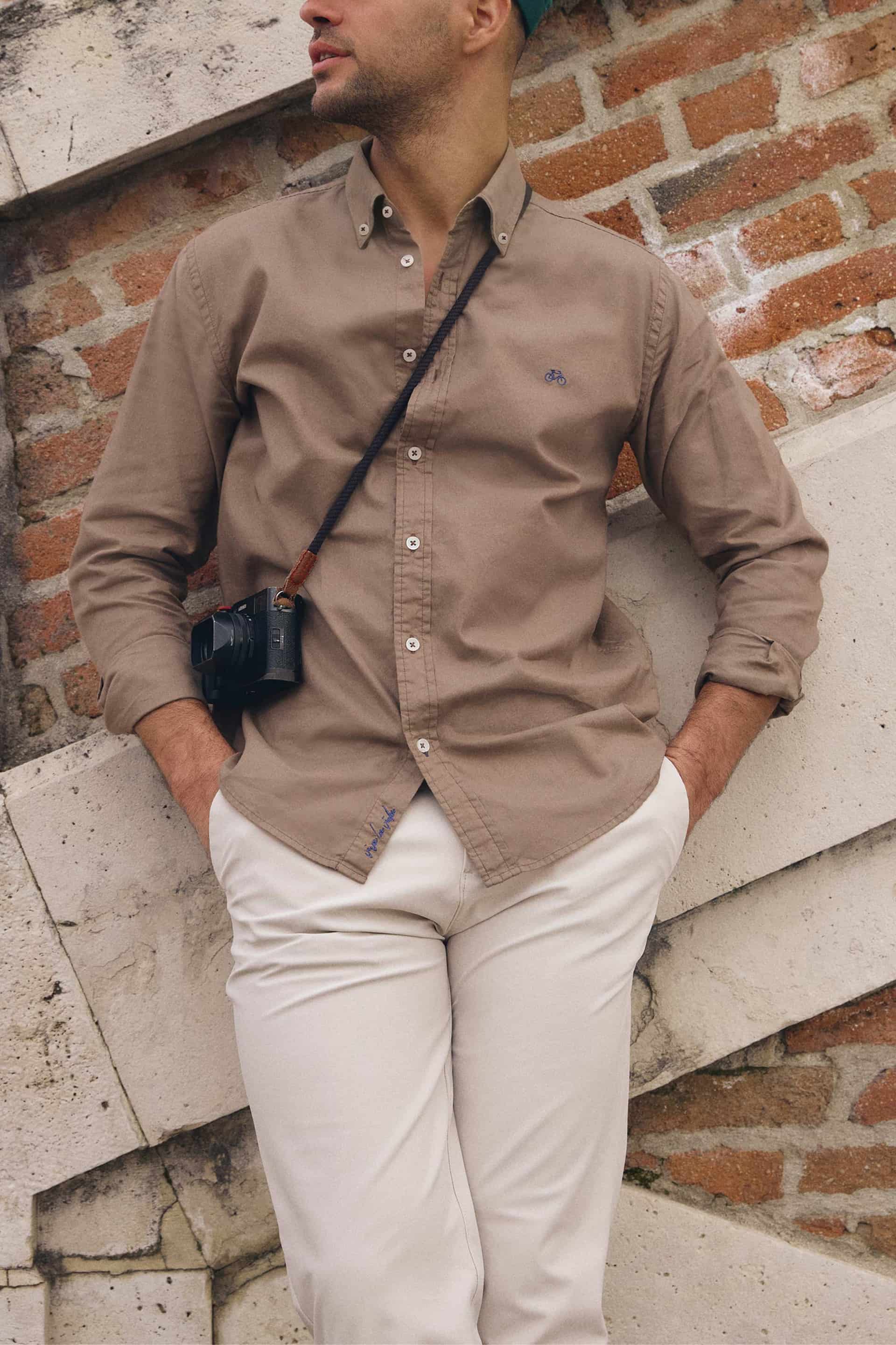 CAMISA OXFORD MOCHA - miniatura 3