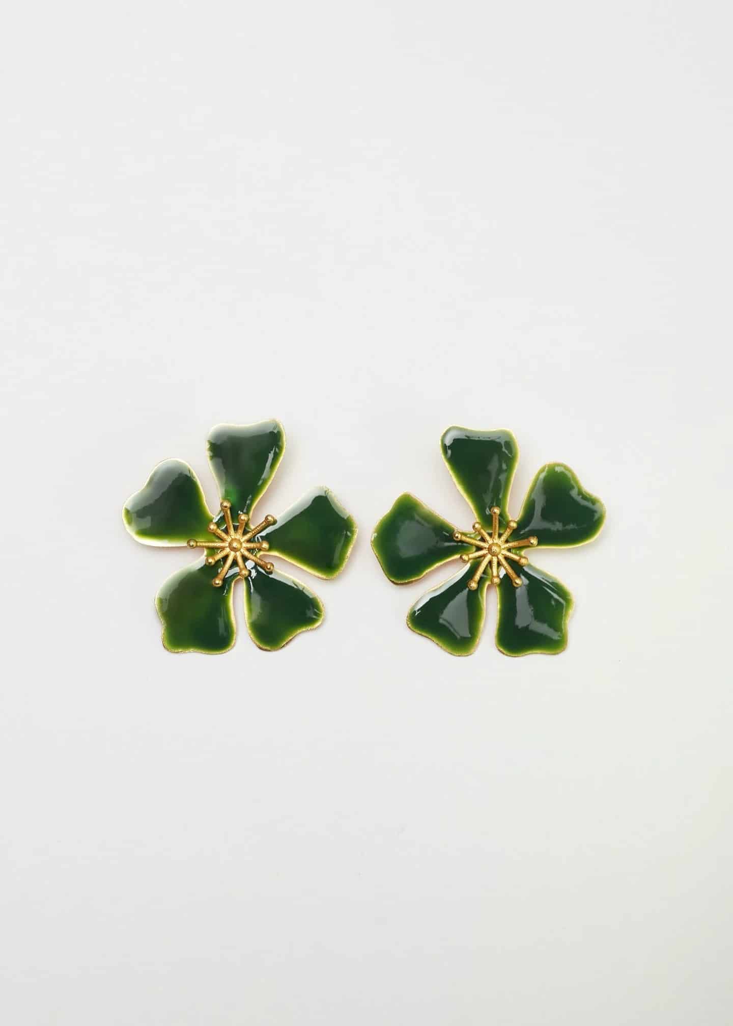 Aretes Aurora maxi Verde - miniatura 6