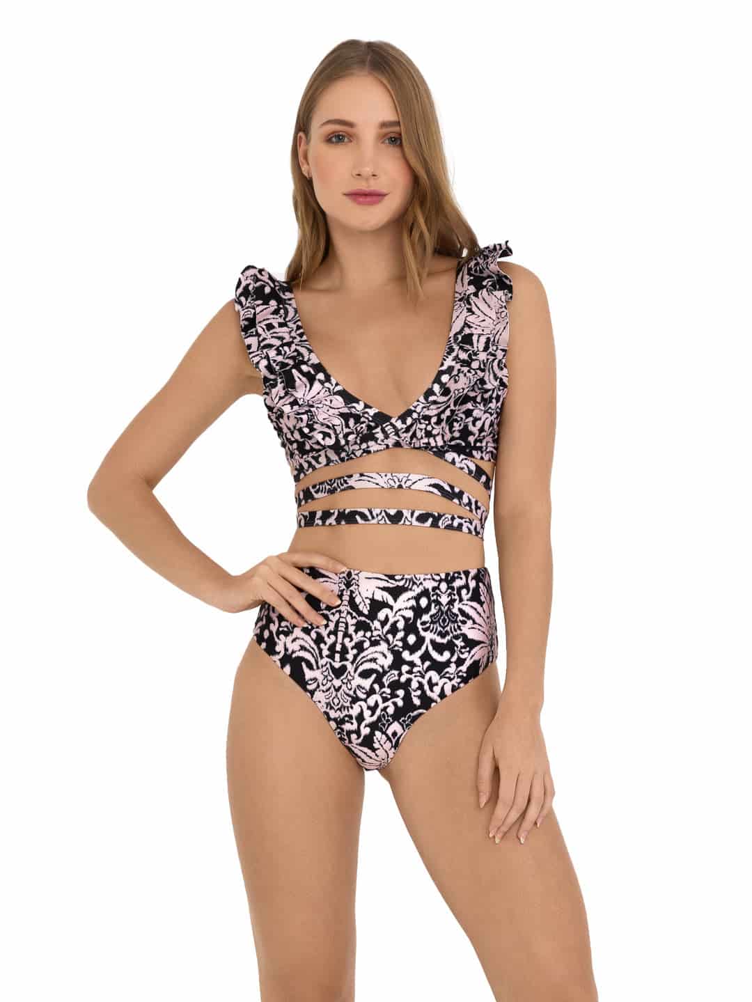 Panty De Bikini Palm Mosaic Horizons - miniatura 1