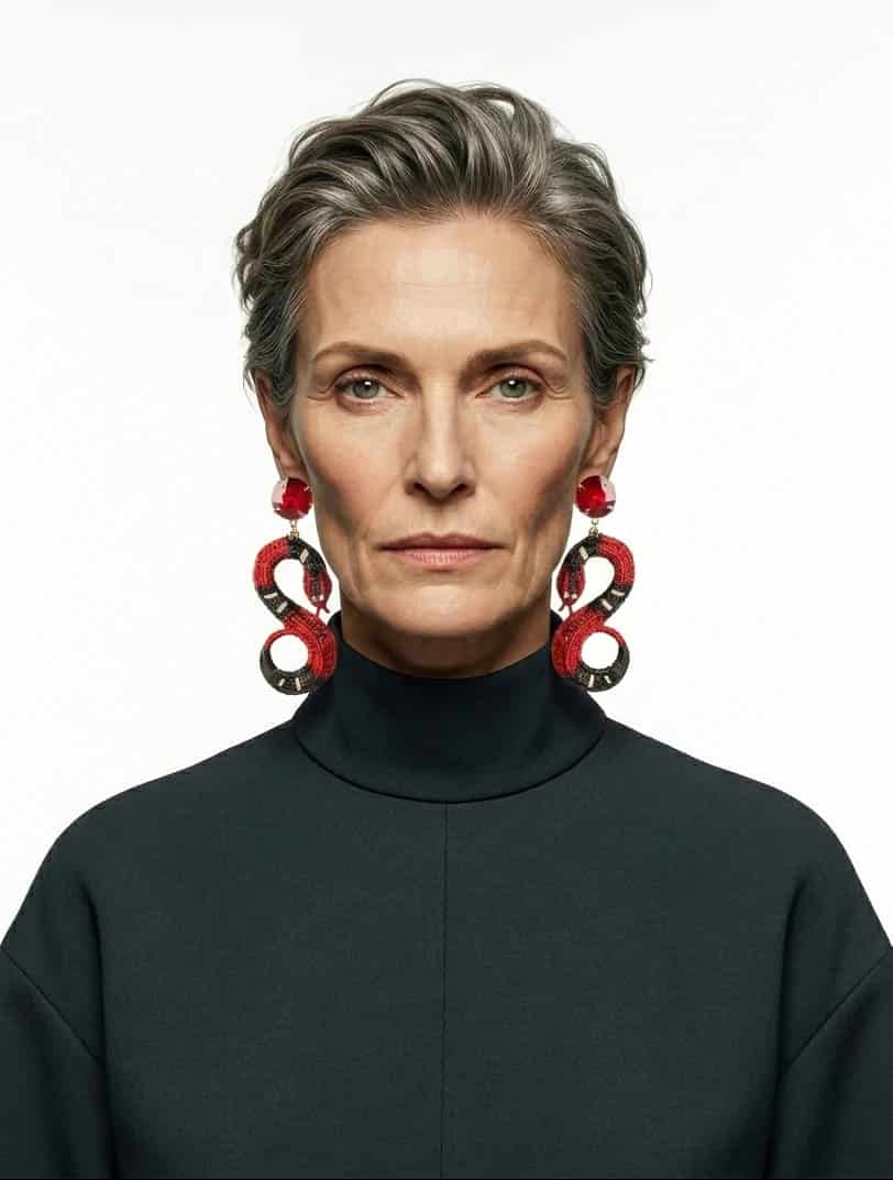 CORAL EARRINGS - miniatura 4