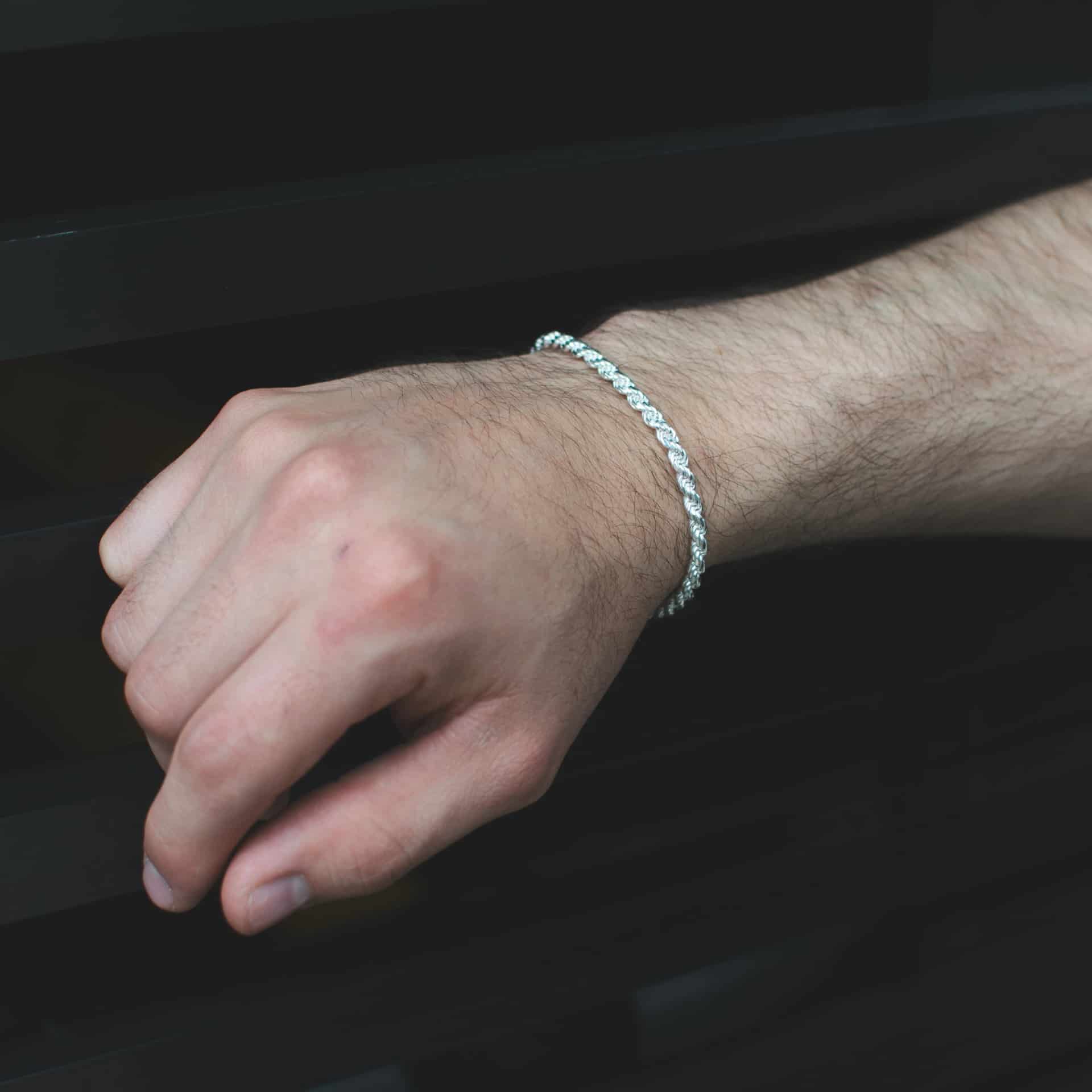 Pulsera Cordón Ley 925 - miniatura 1