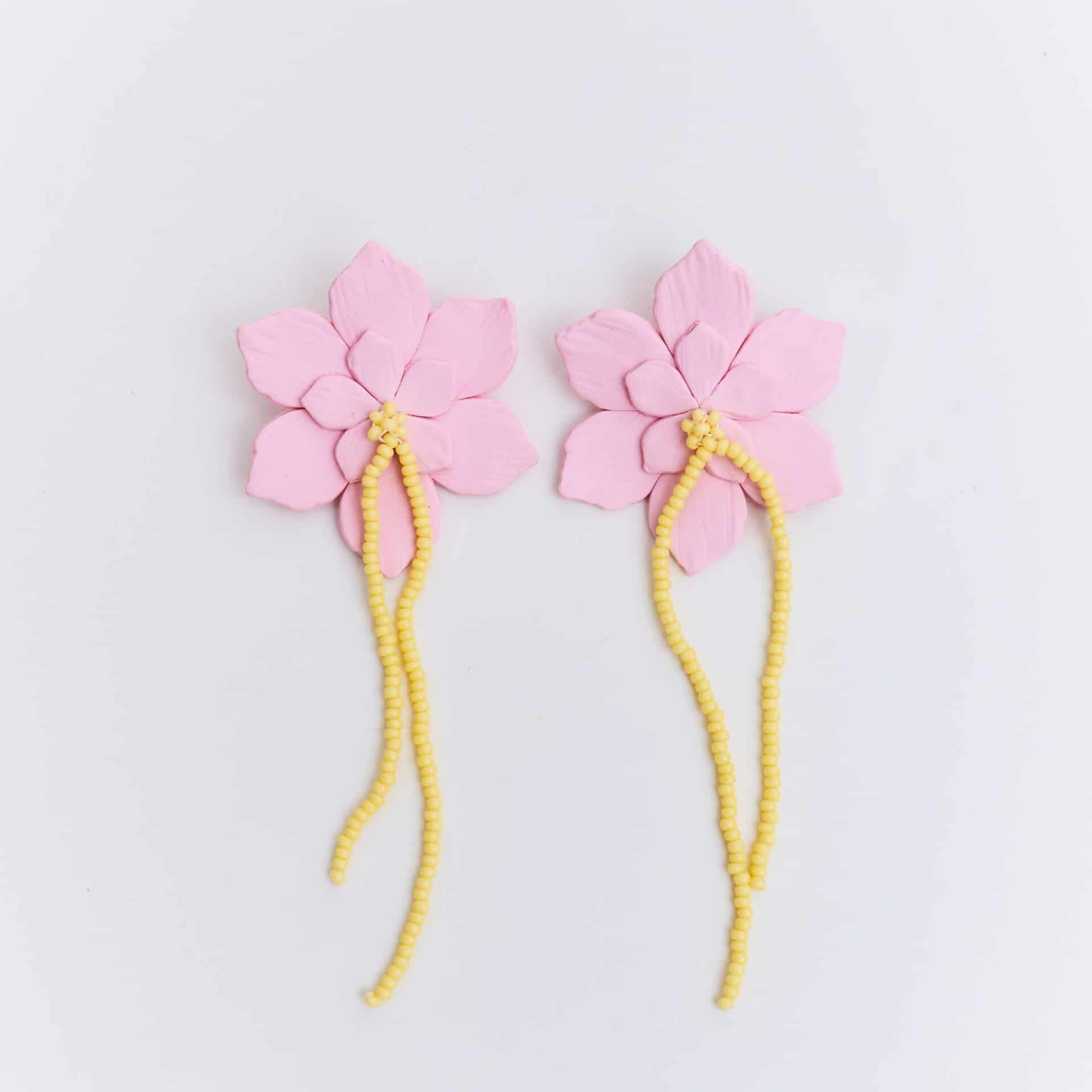 Aretes Flor de Ocobo Maxi - miniatura 3