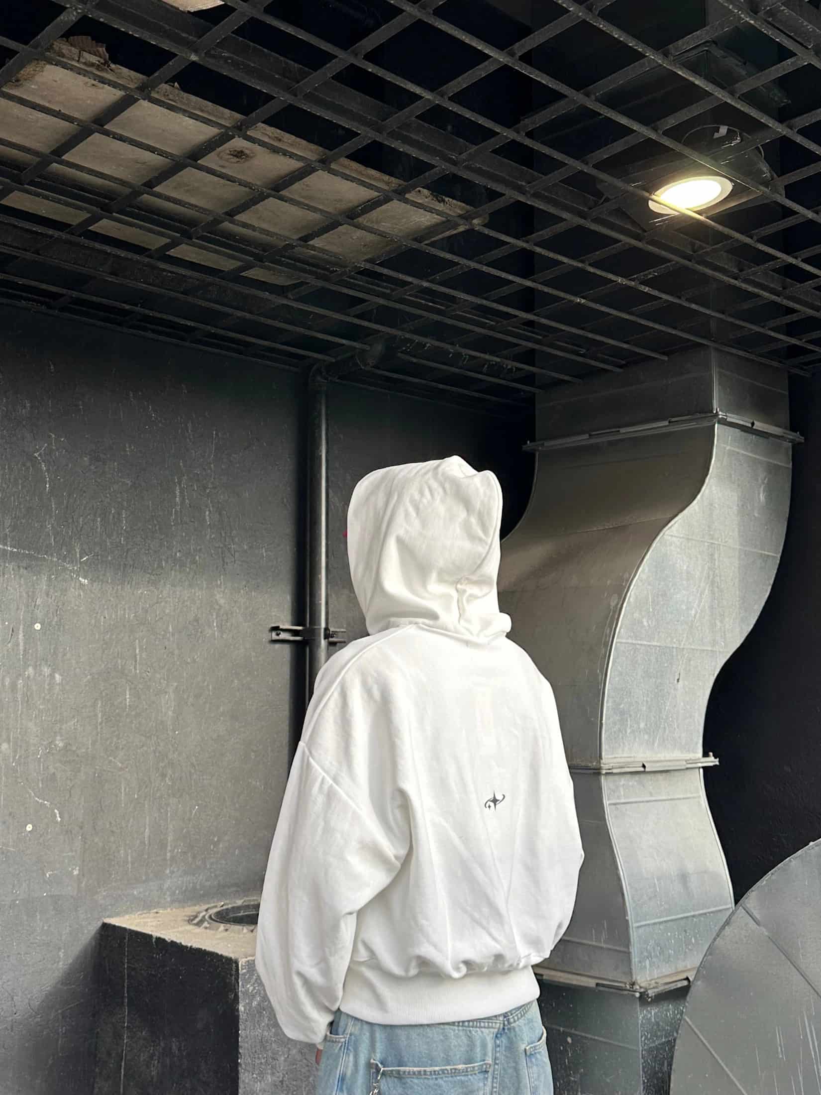 Double Zip Ivory V1 Boxy Fit - miniatura 7