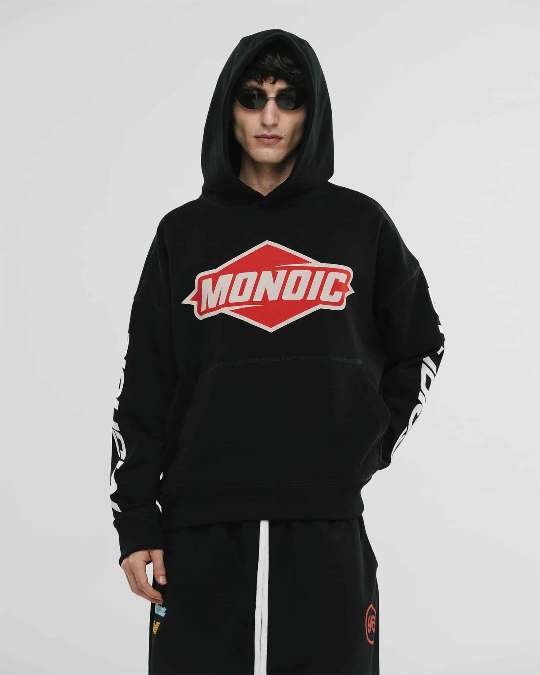 Hoodie Oversized Oil - Negro Oscuro - miniatura 2
