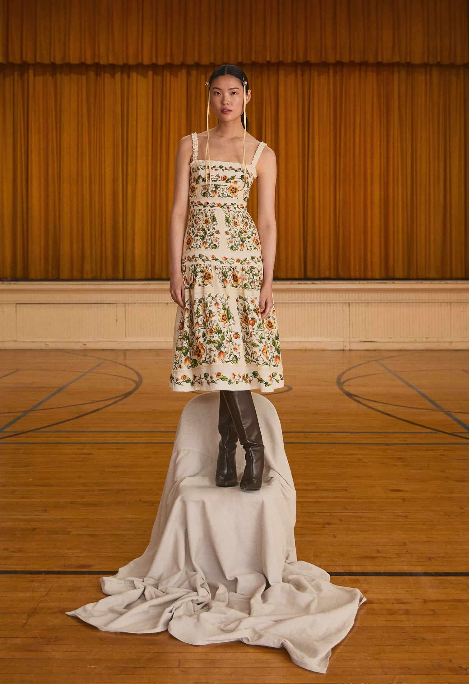 Níspero Uchuva Midi Dress - miniatura 2