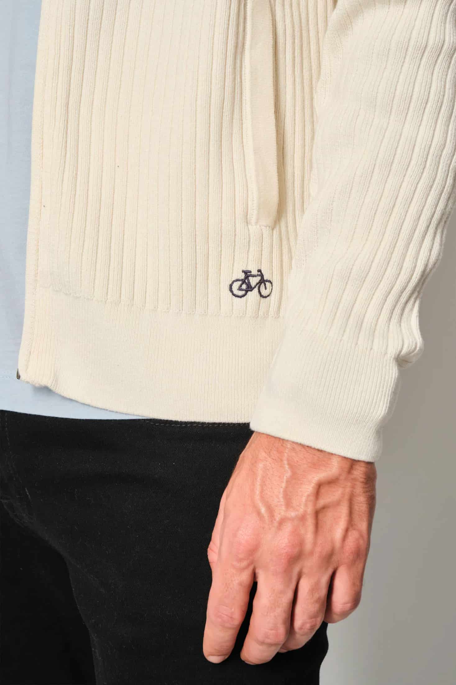 SACO LINED FULL ZIP OFF WHITE - miniatura 6