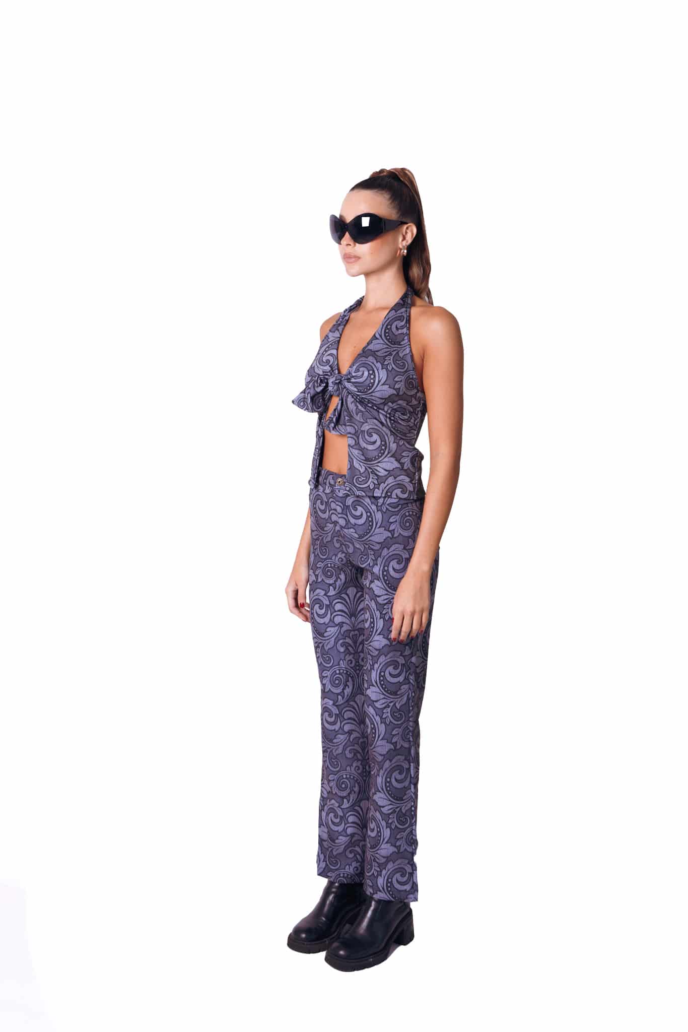 Silver Smoke Halter Top - miniatura 5