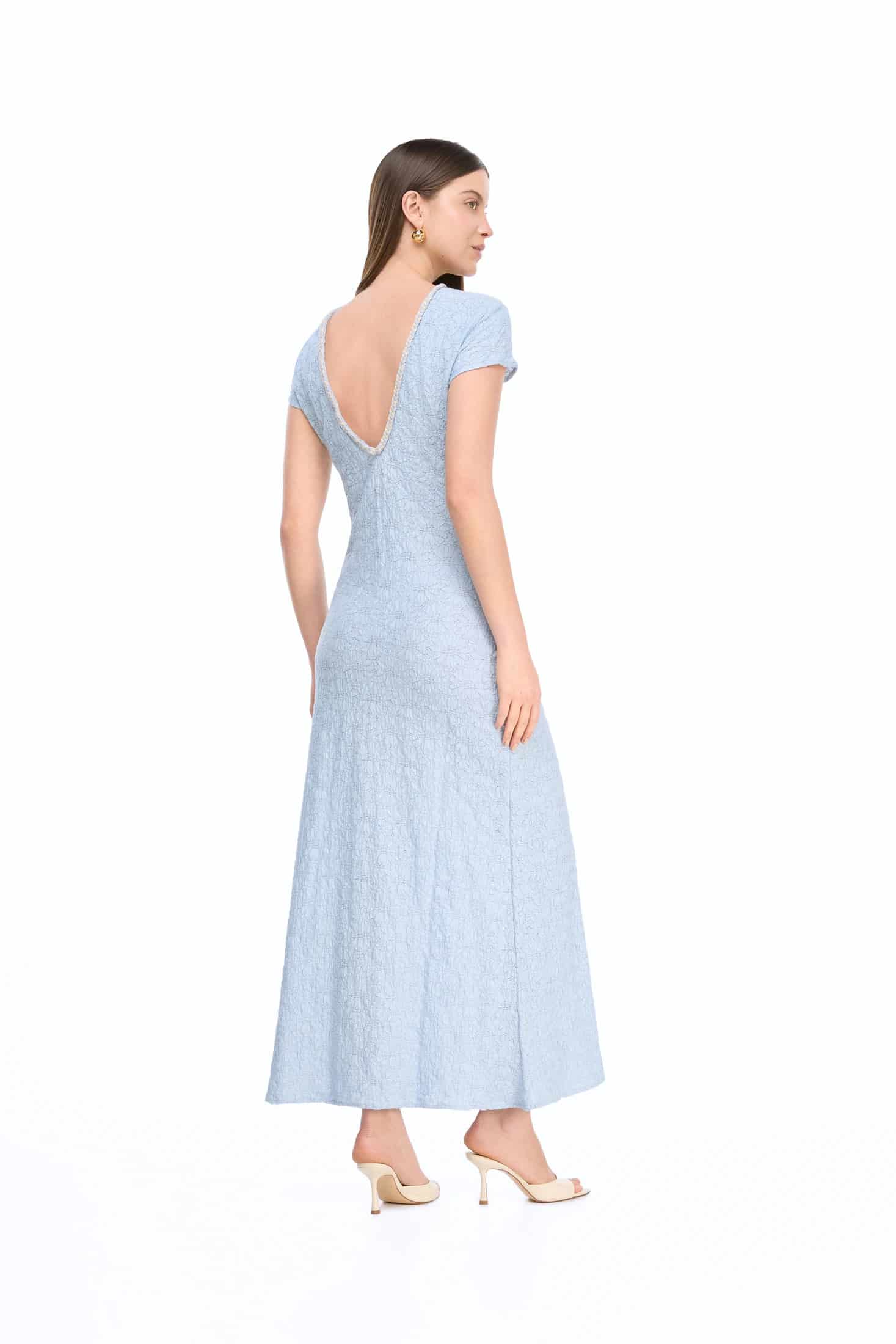 DARLA MAXI DRESS BLUE - miniatura 3