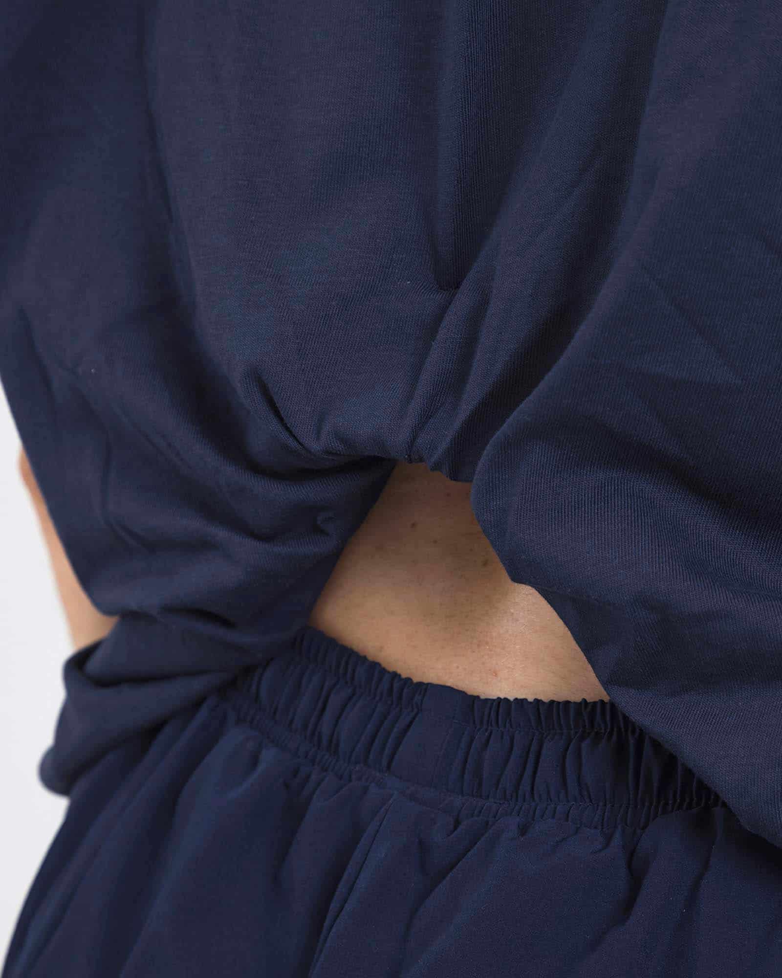 Camiseta oversize chillin azul navy lumen FIBER - miniatura 6