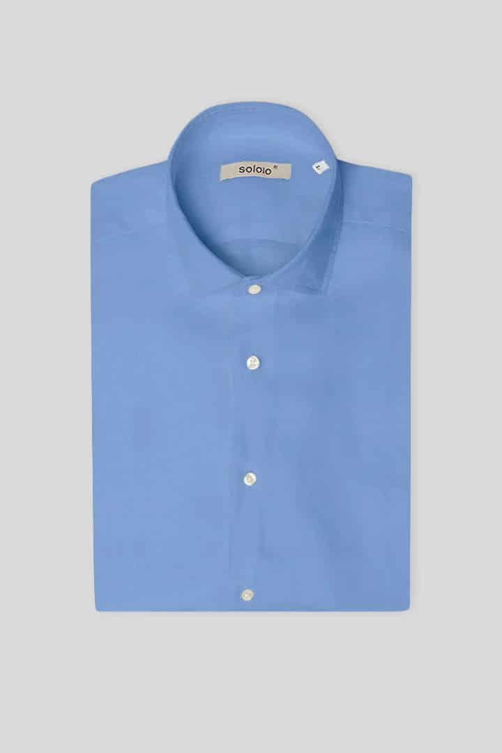 Men's linen shirt vista blue - miniatura 3