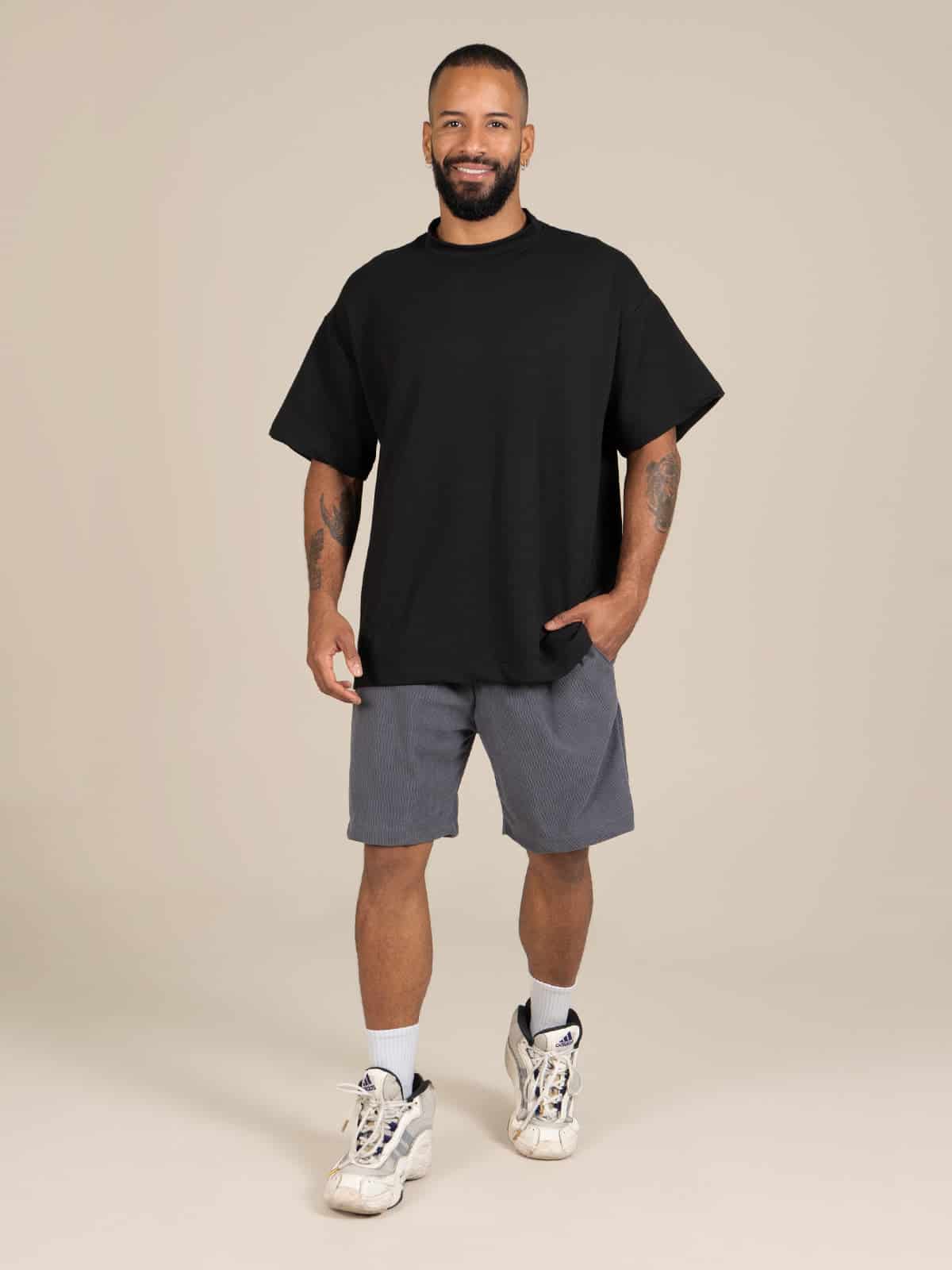 pantaloneta hiki indiana gris raton - miniatura 3