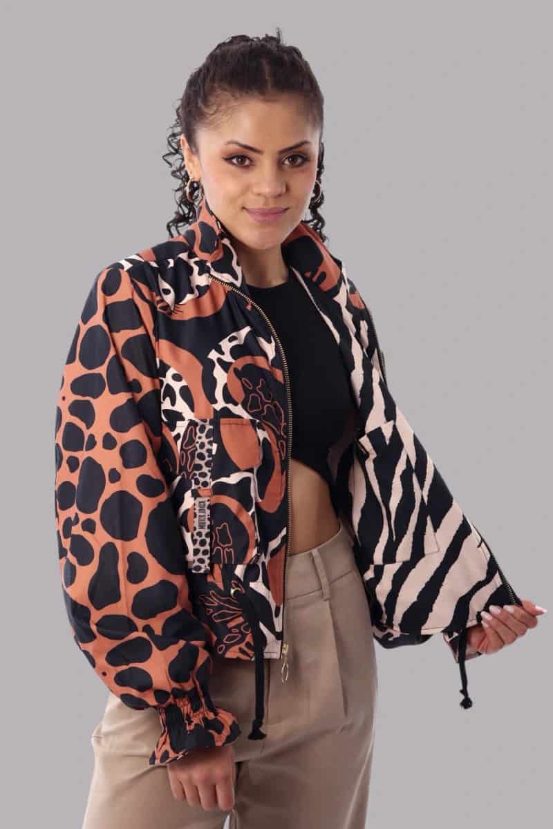 Chaqueta corta estampada Ojo Salvaje - miniatura 17