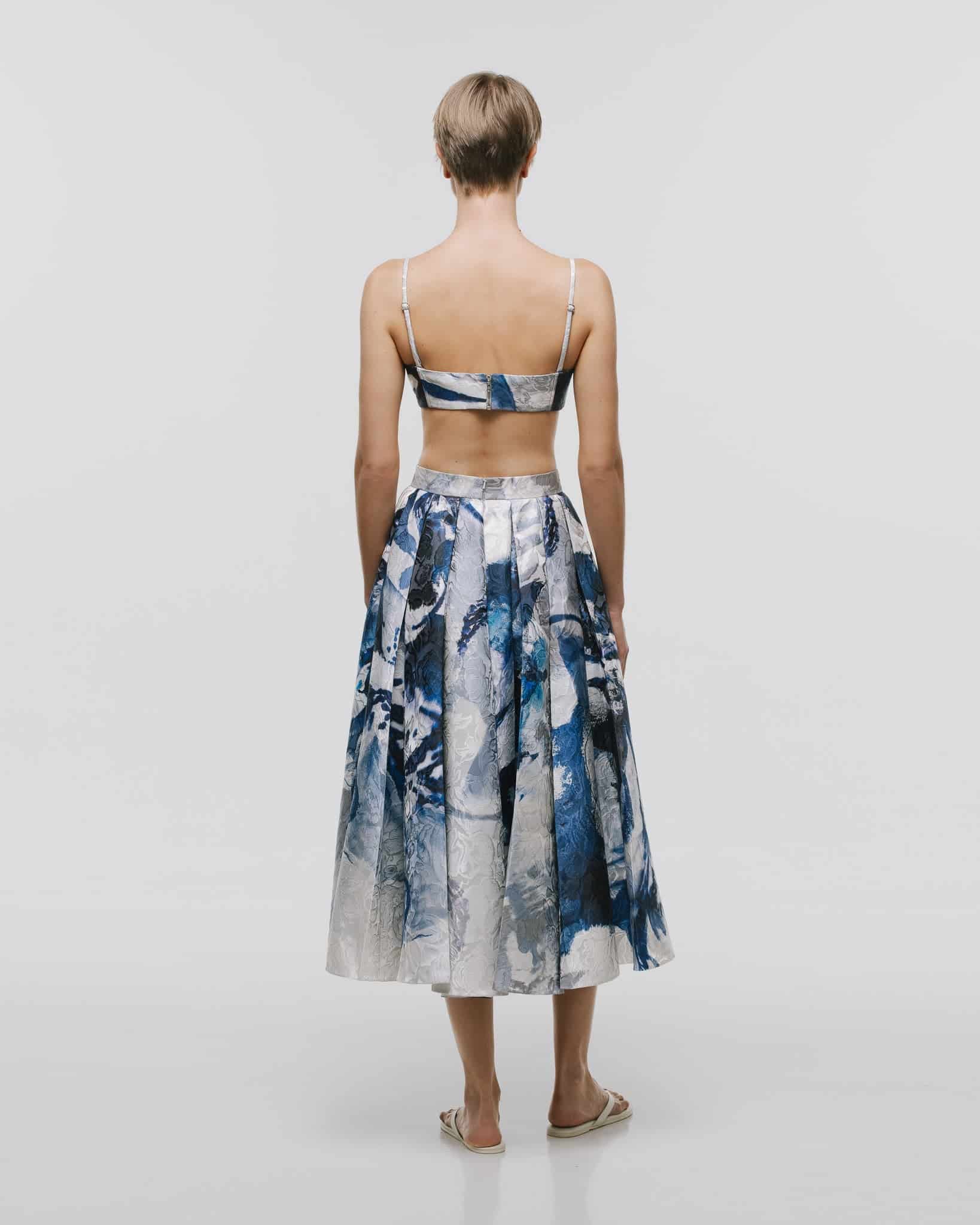 'CONTORNO' MIDI SKIRT - miniatura 4