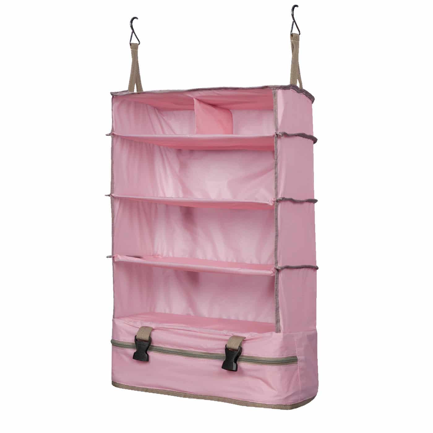Cubos Organizador de viaje Acordeon 6 compartimientos Light Rosado - miniatura 1