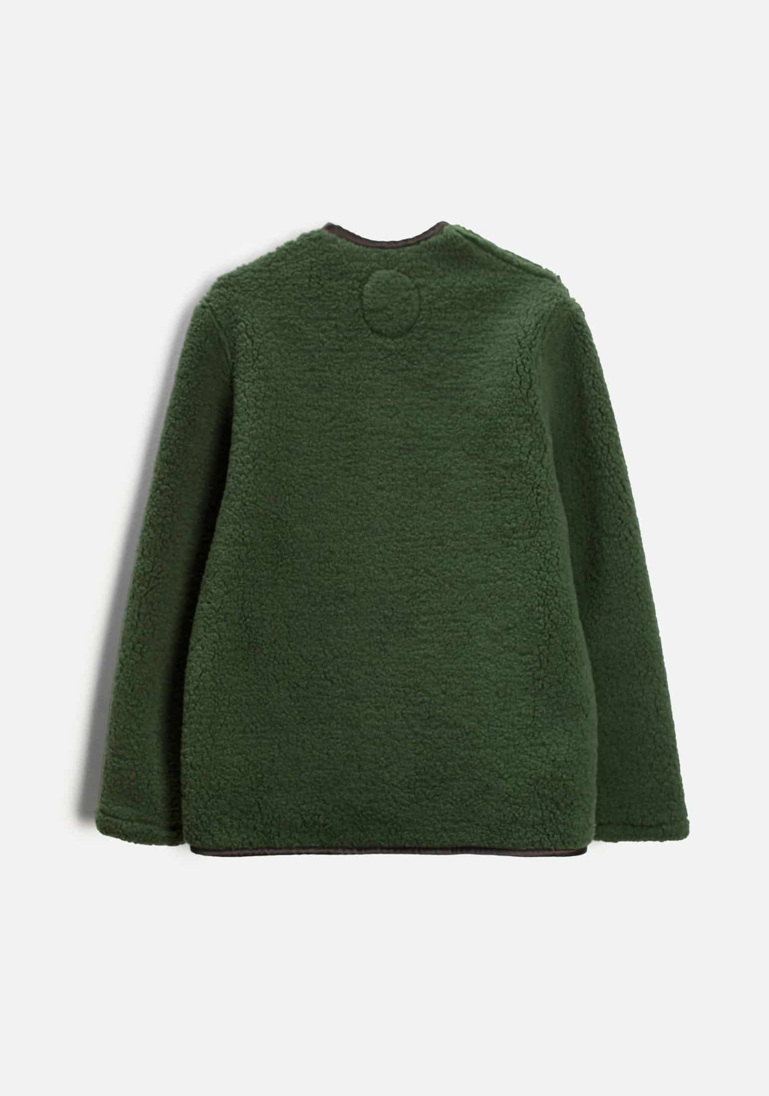 Chaqueta U Toscana Sherpa Verde Osc - miniatura 4