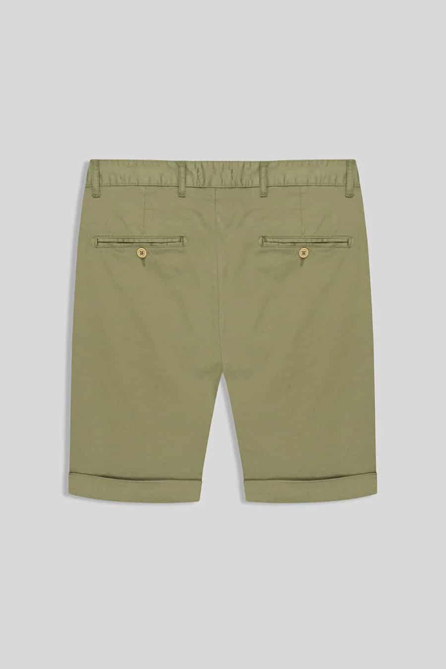 Men's cotton bermuda military green new siena - miniatura 2