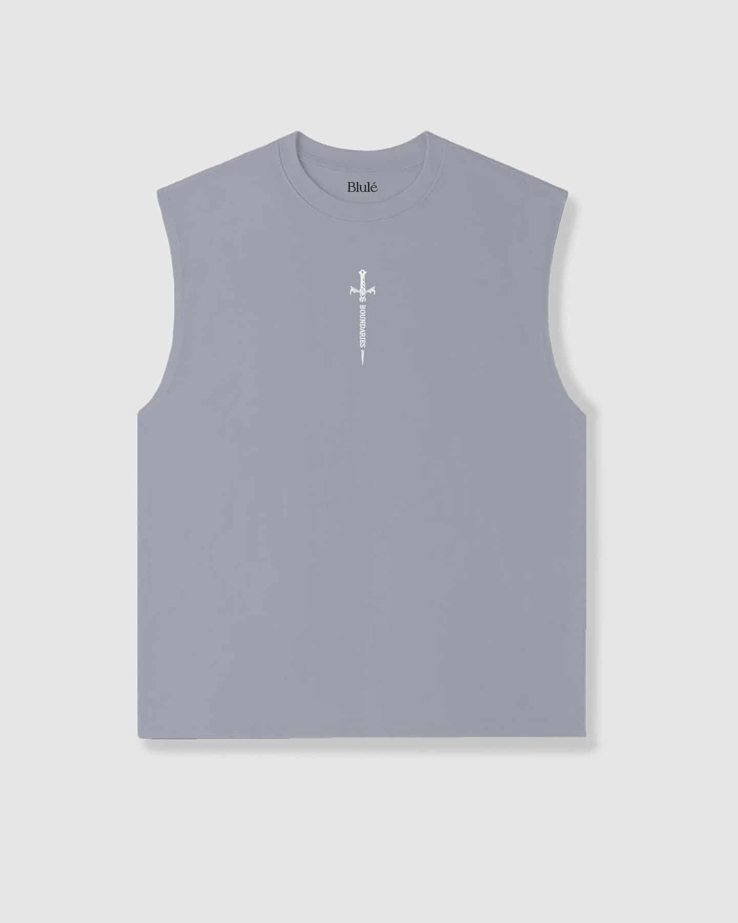 Oversized Sleeveless Boundaries Grey - miniatura 2