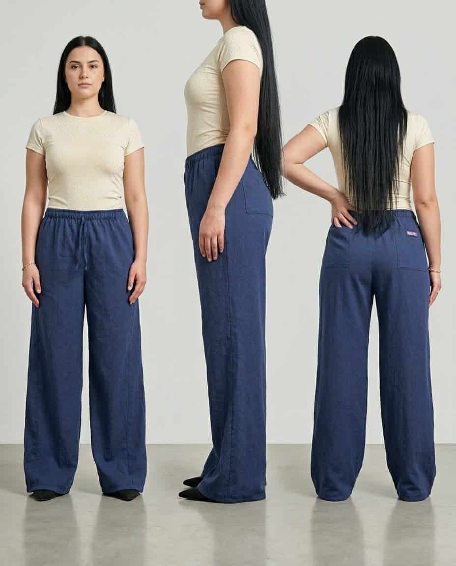 Pantalón Azul Jaspeado - miniatura 5