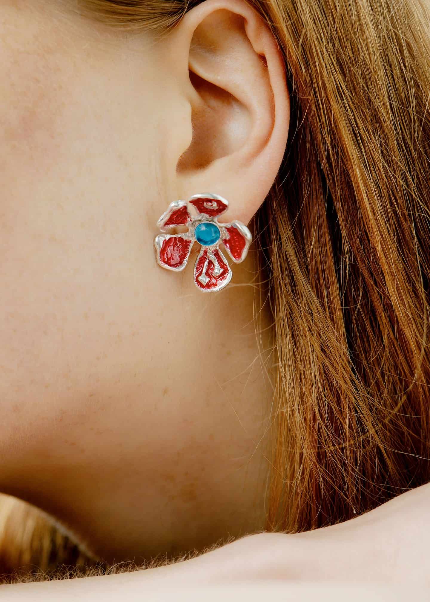 Aretes Florastesia Midi - miniatura 3