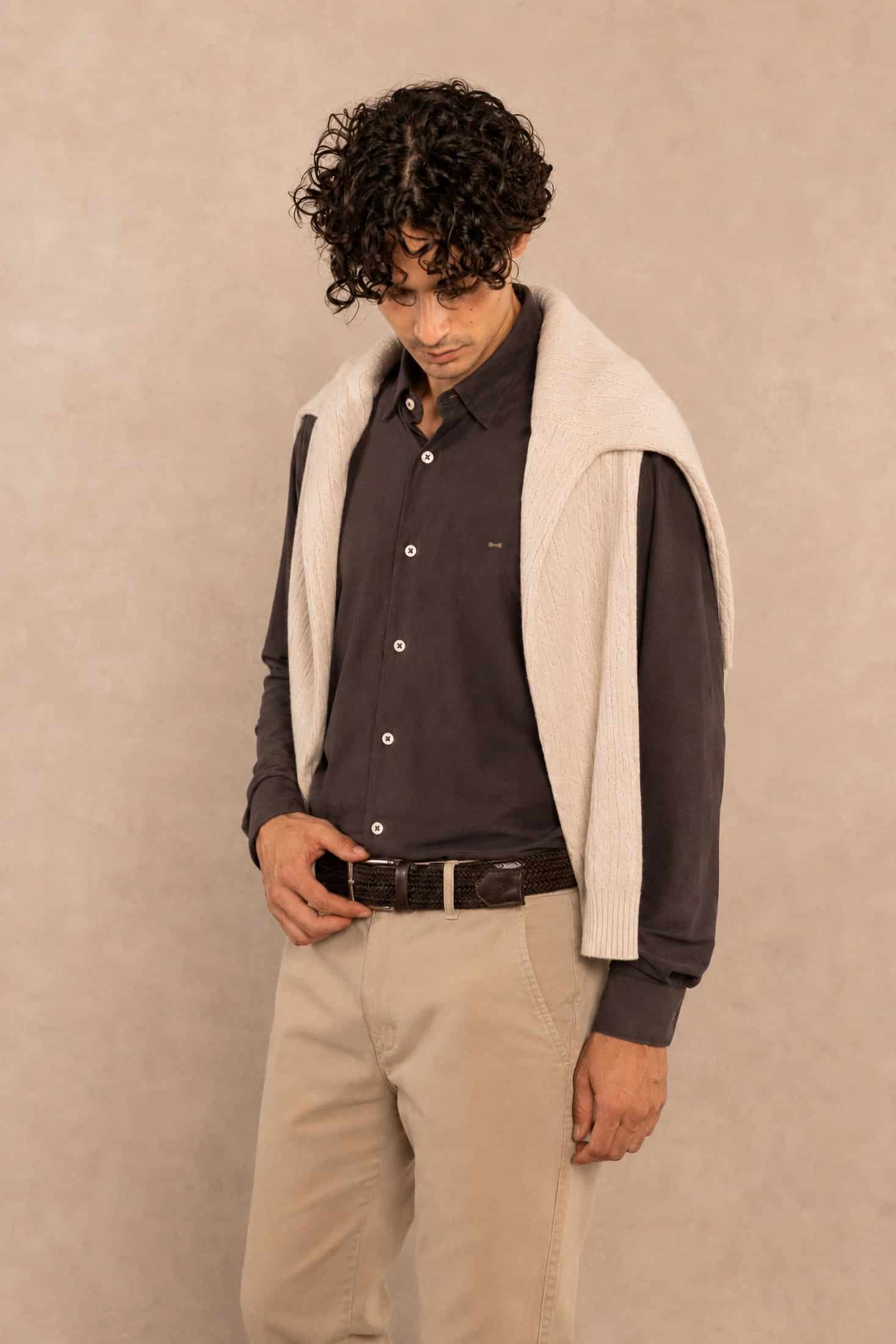 Camisa Performance Oxford Cafe - miniatura 3