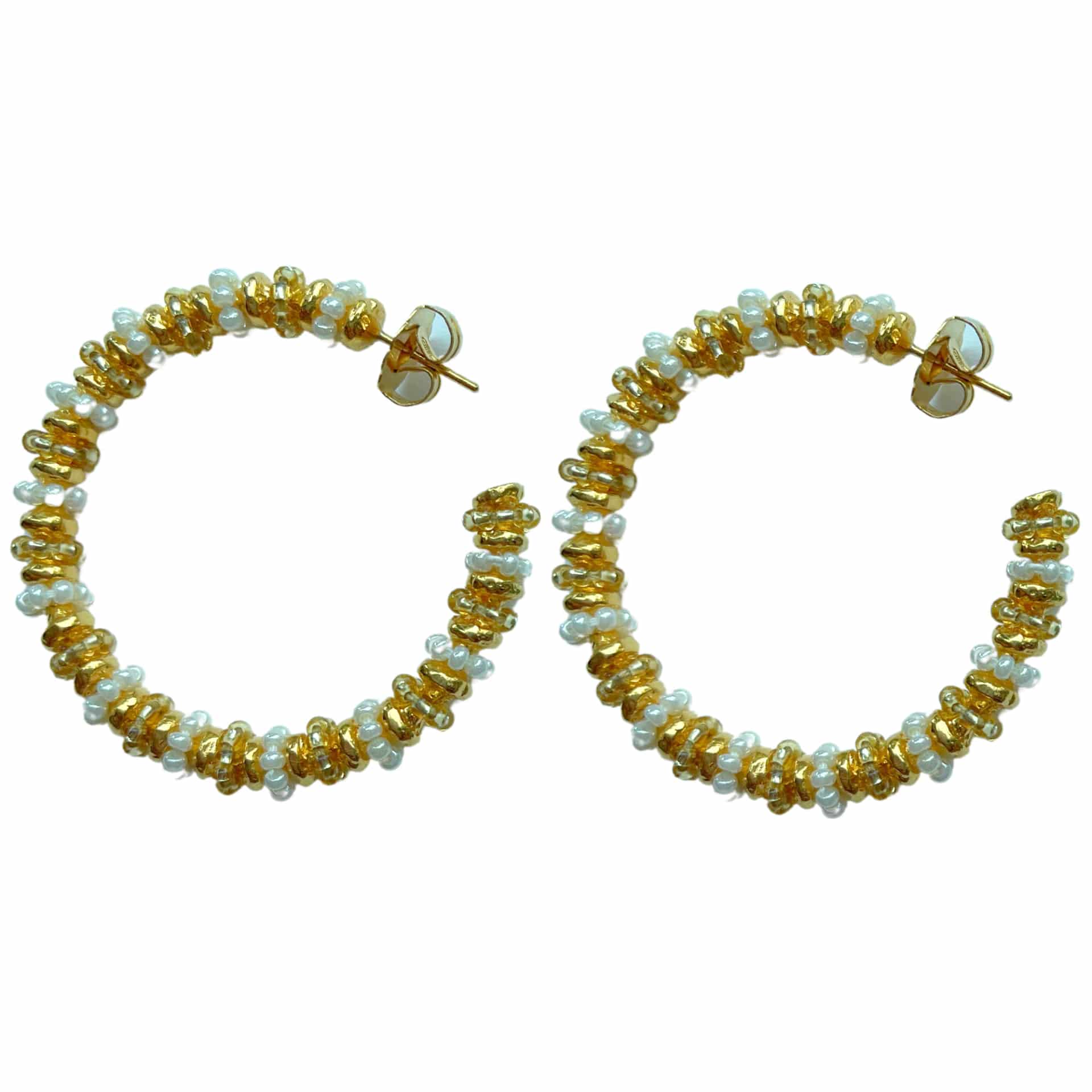 Formation Beaded Maxi Hoops - miniatura 4