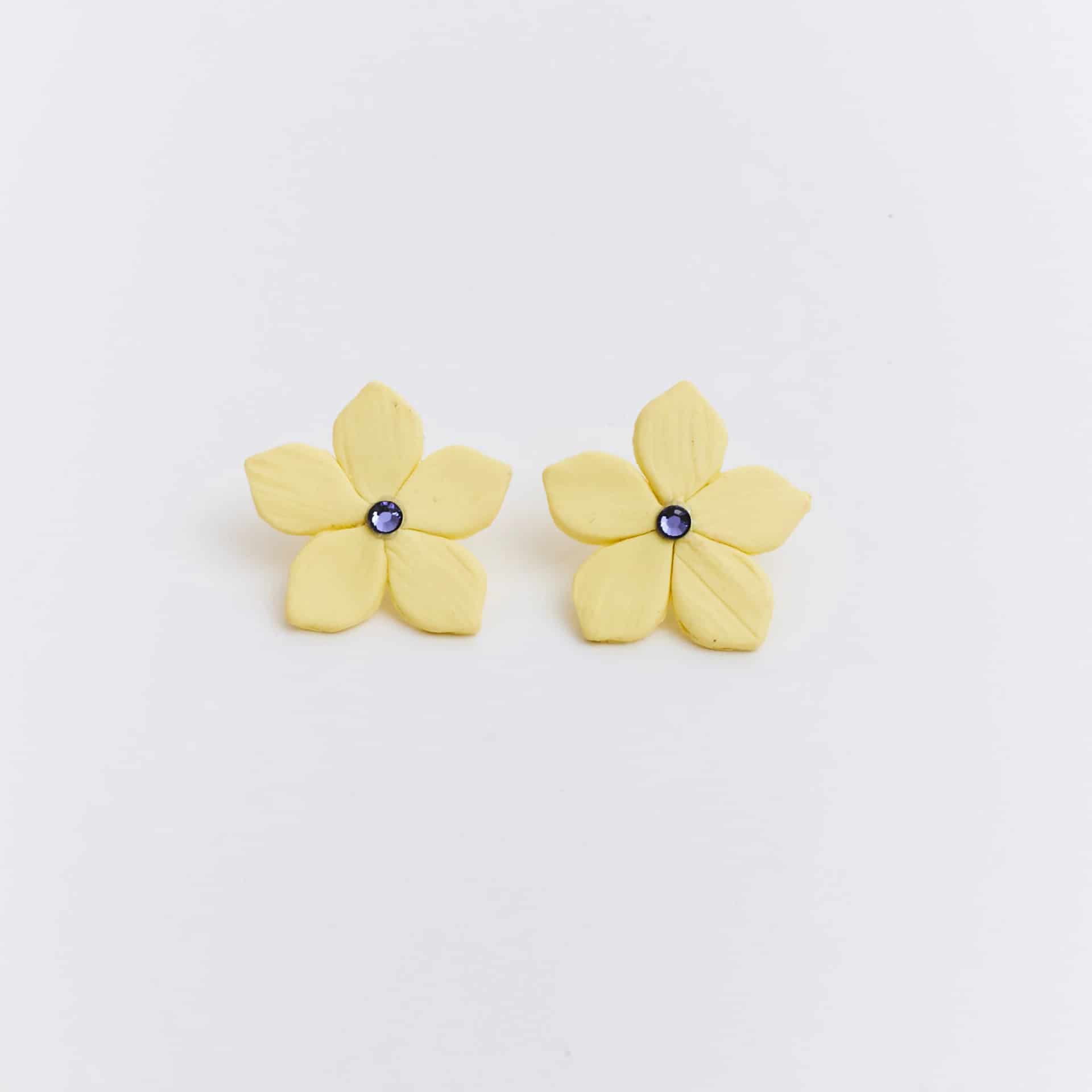 Aretes Flor de Ocobo Mini - miniatura 3