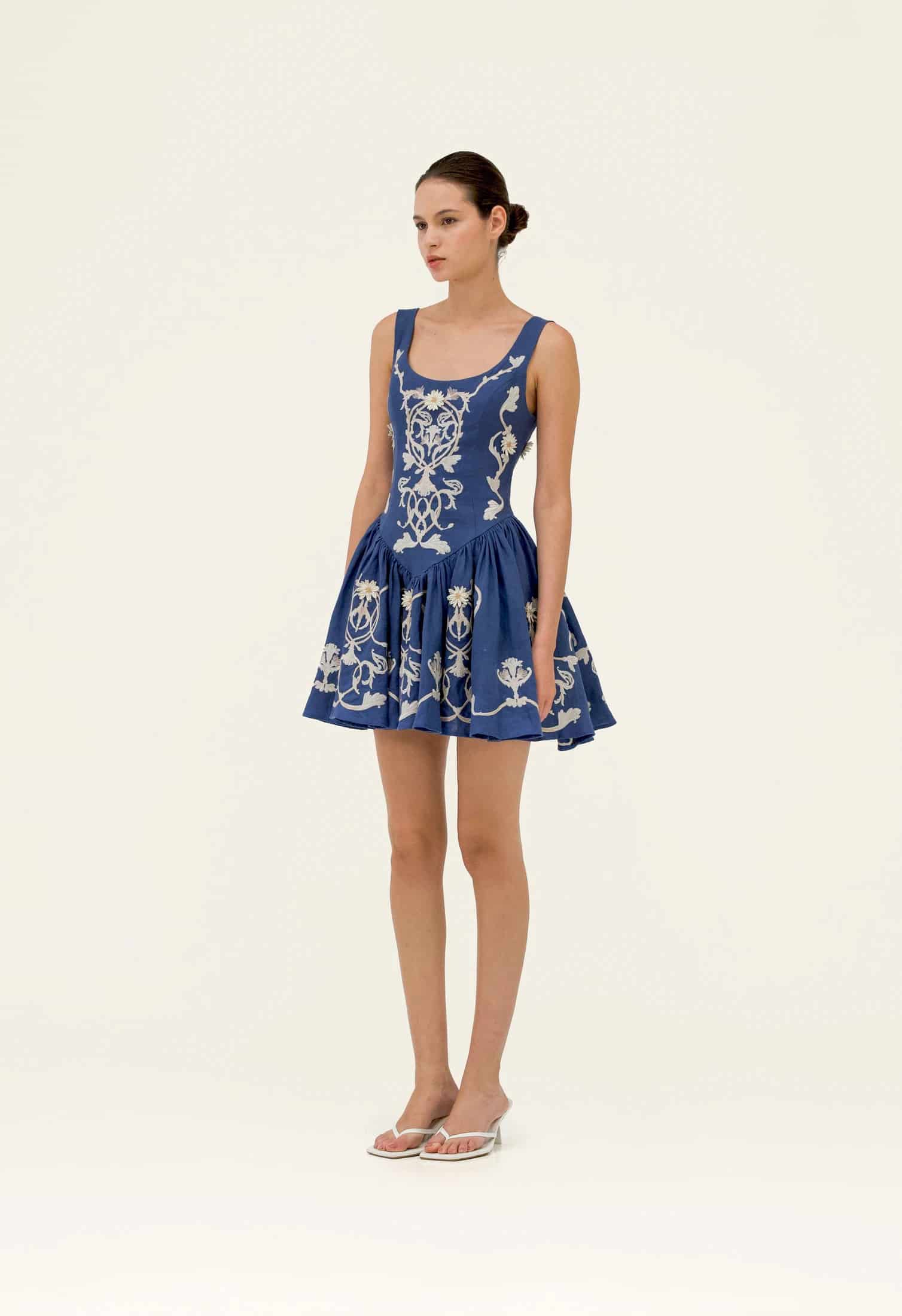 Pluma Ribbons Mini Dress - miniatura 3