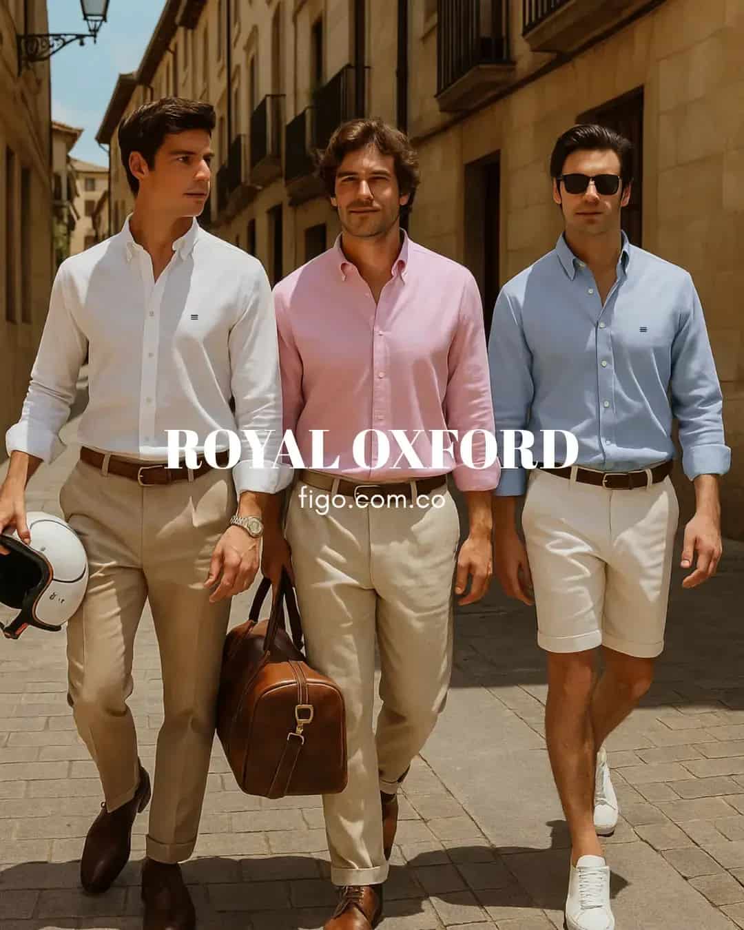 Camisa Royal Oxford - Blu République - miniatura 11