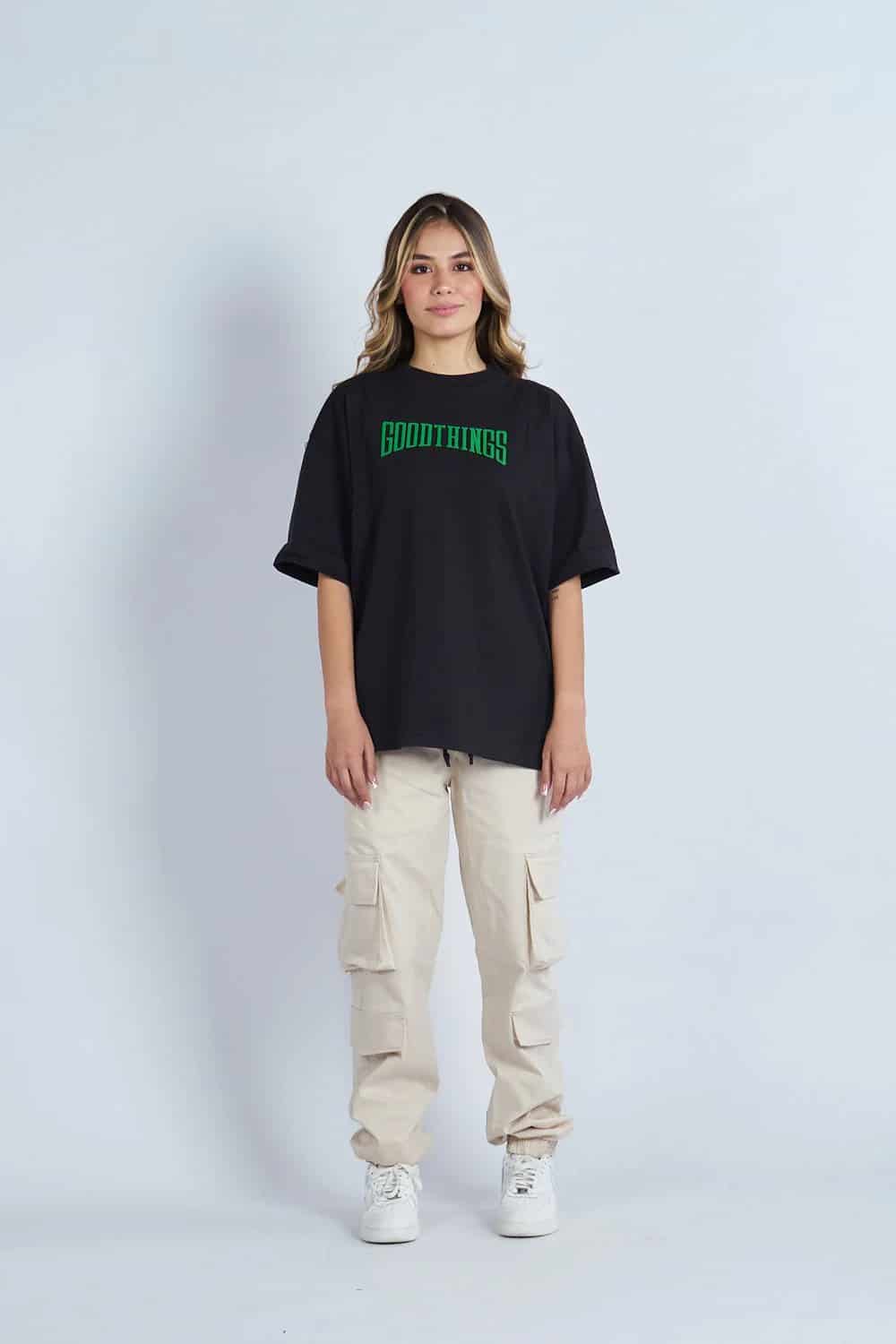 Camiseta oversize estampado Good Things Negro | DROP 03 | - miniatura 1