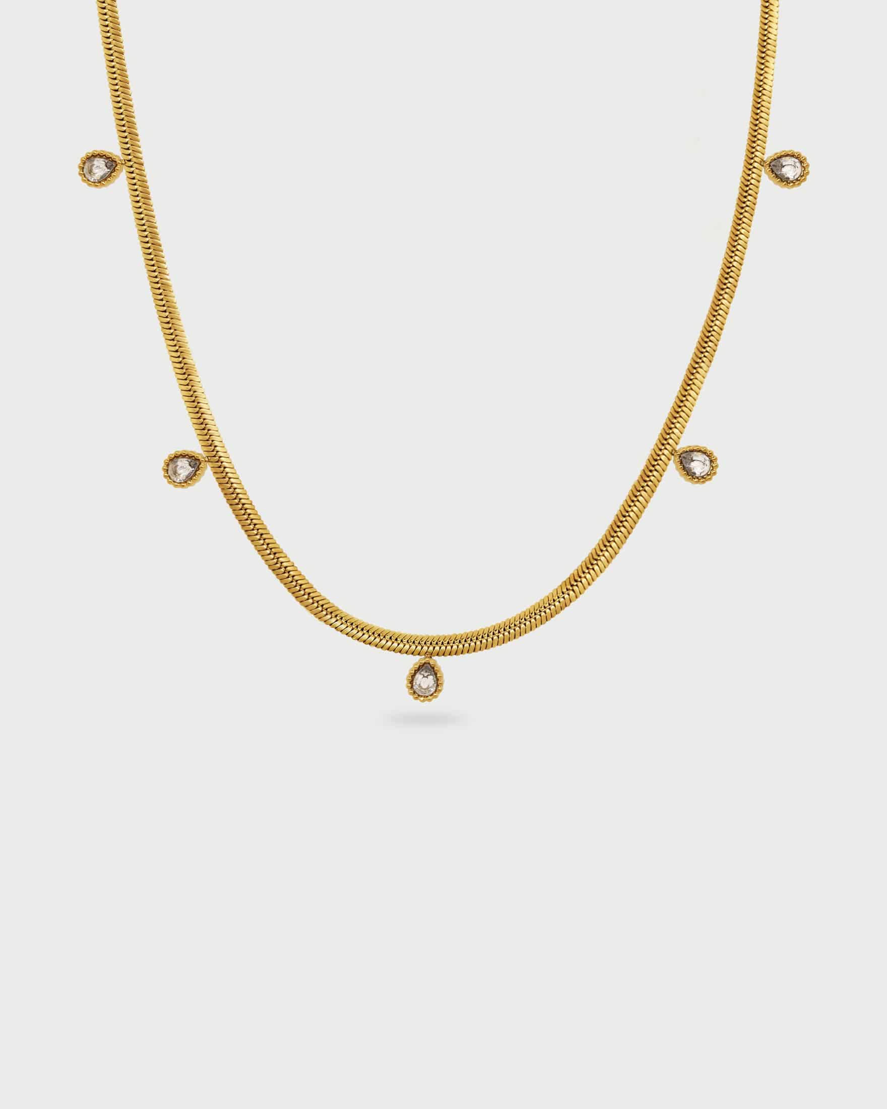 Collar Gotas Oro - miniatura 3