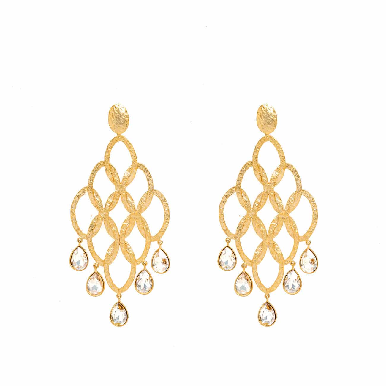 ARETES CROPS CIRCLE CHANDELIER CRISTAL - miniatura 1