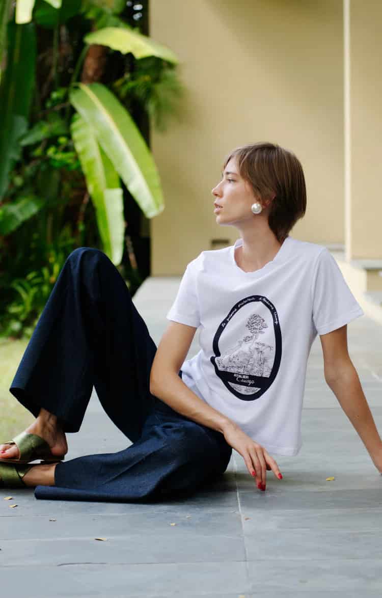 T-shirt safari azul - miniatura 3