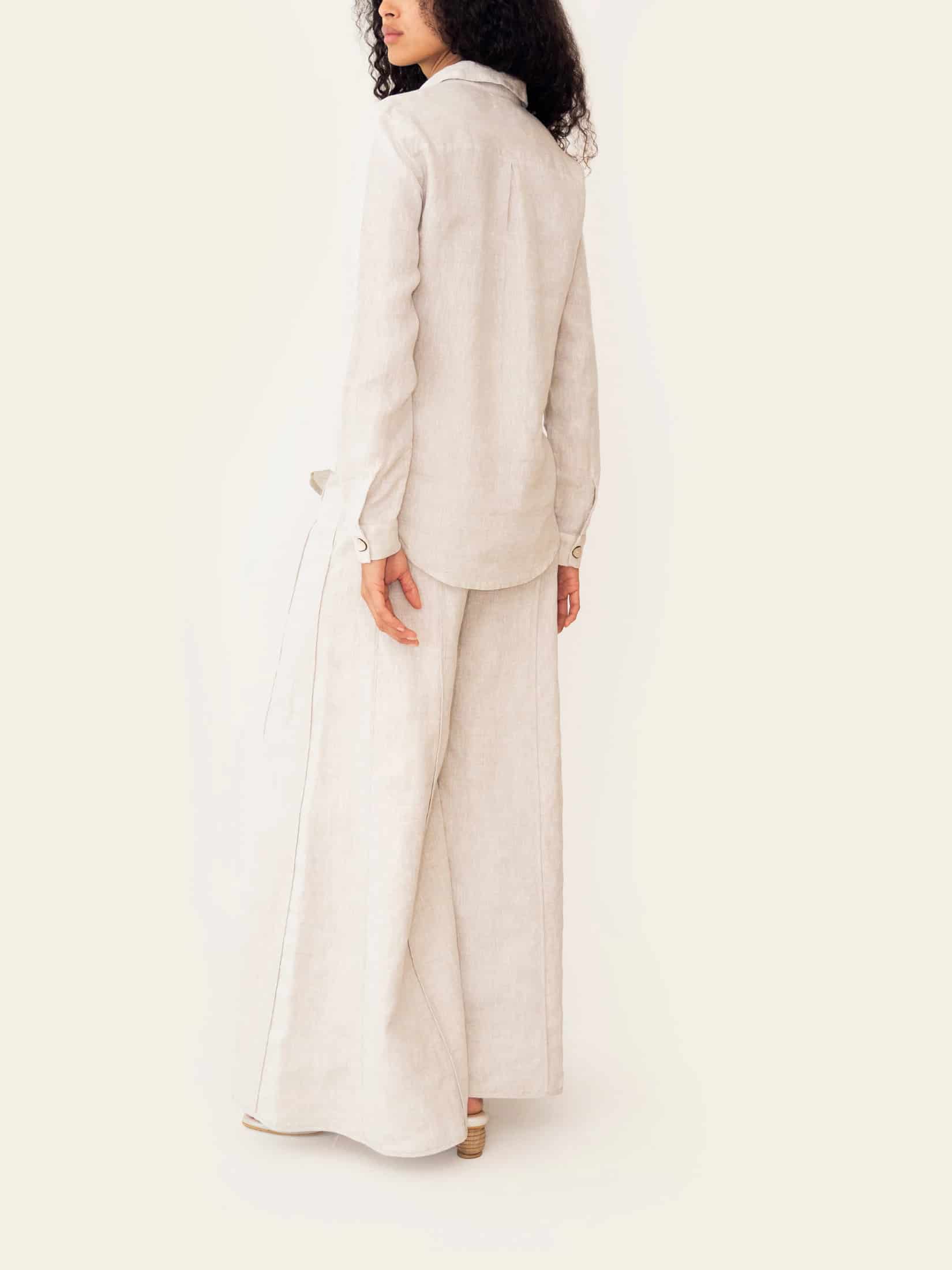MALI SHIRT BEIGE MELANGE - miniatura 3