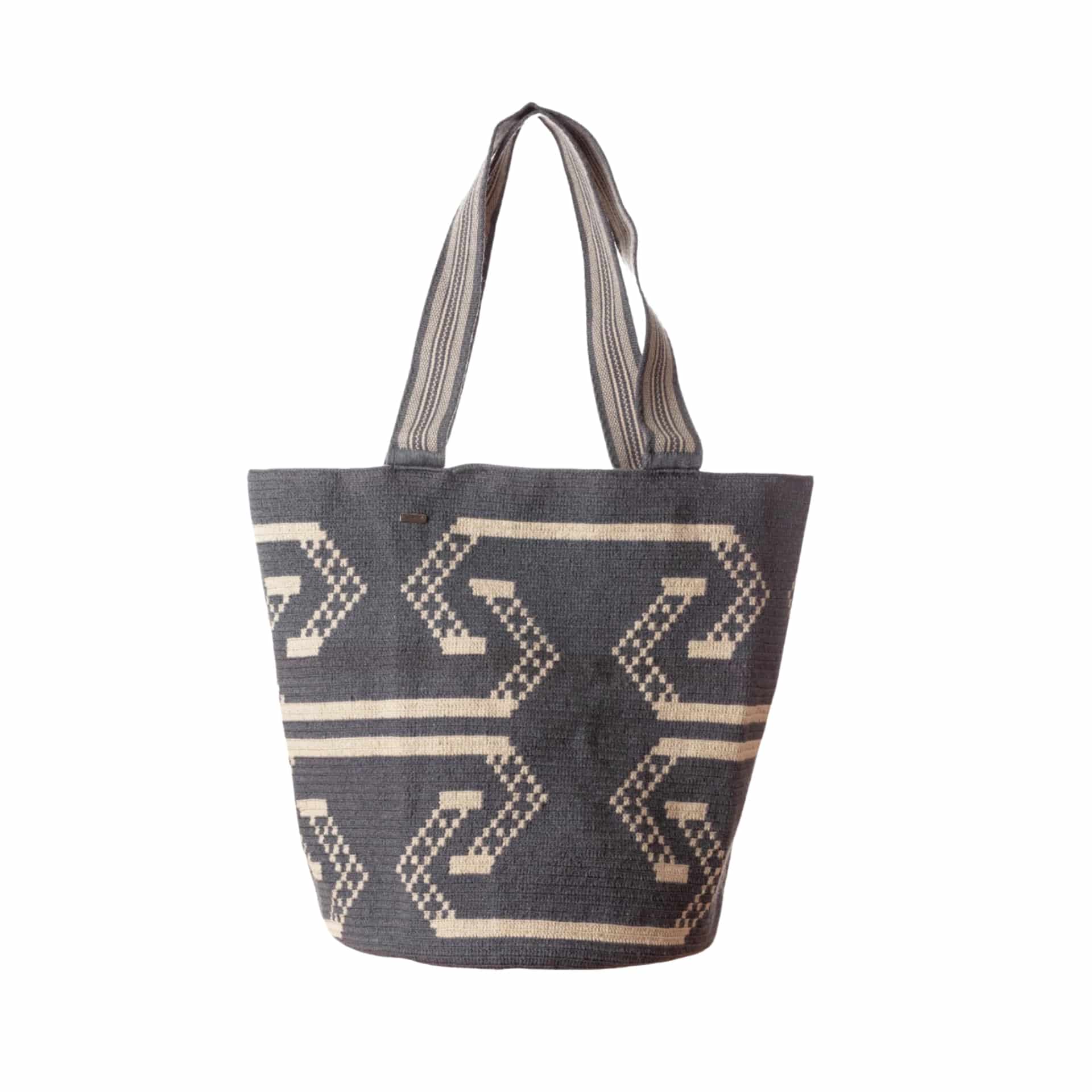 Maxi Bolso Wayuu Gris - miniatura 1