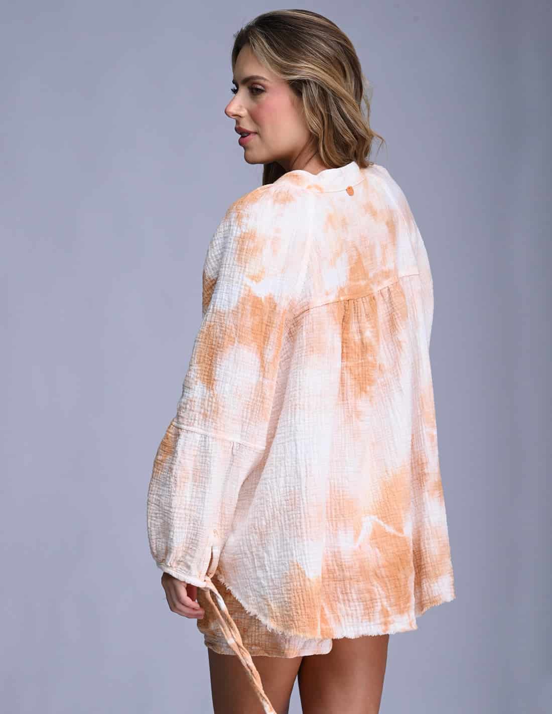 Blusa Anya Spotted Sand - miniatura 3