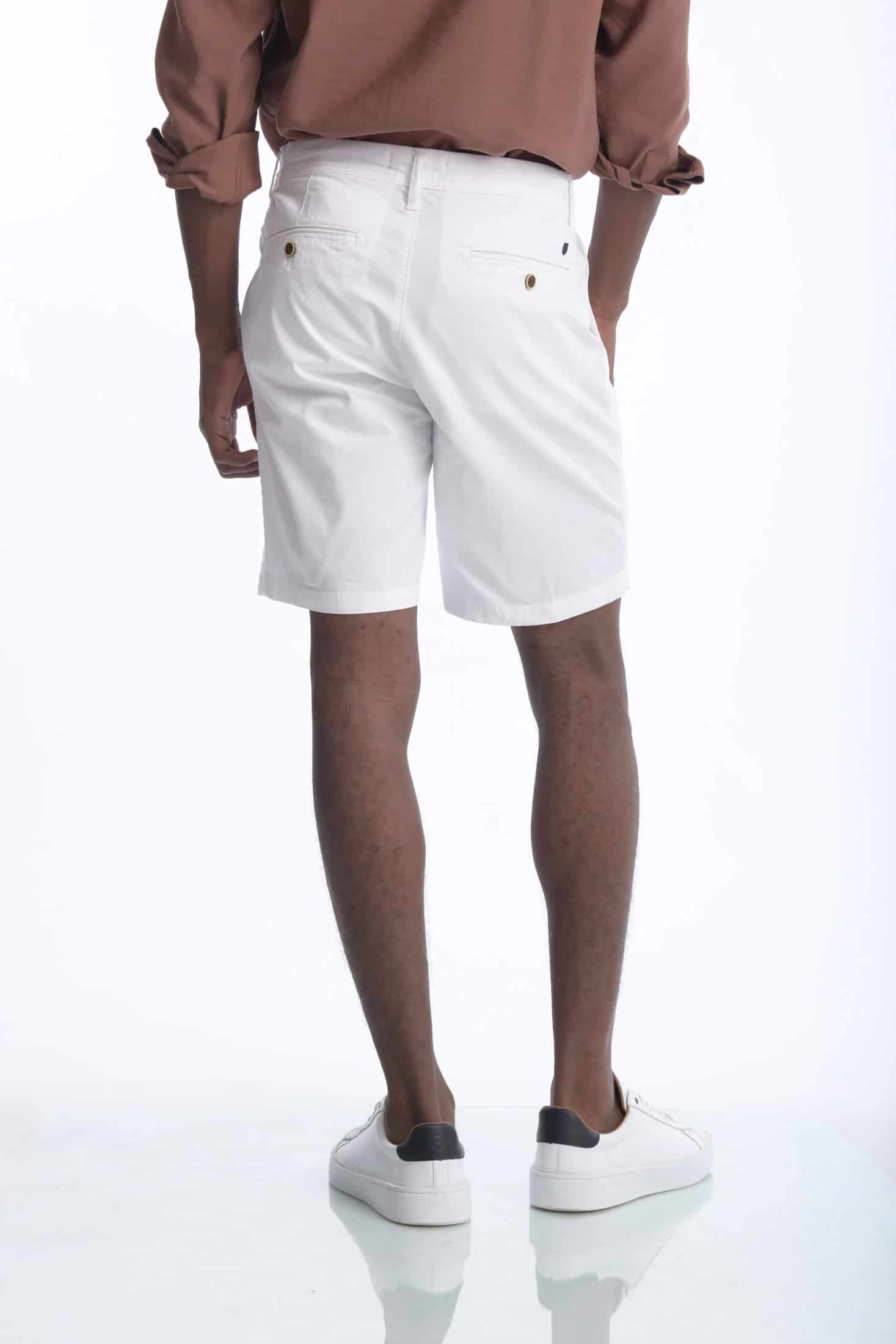 Bermuda Chino Dril Blanco - miniatura 4