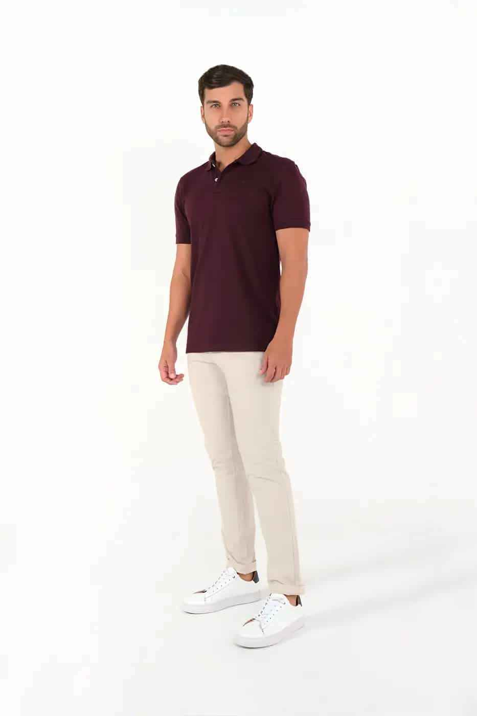 Camiseta Polo 100% Algodón Piqué Vintotinto Borgo - miniatura 3