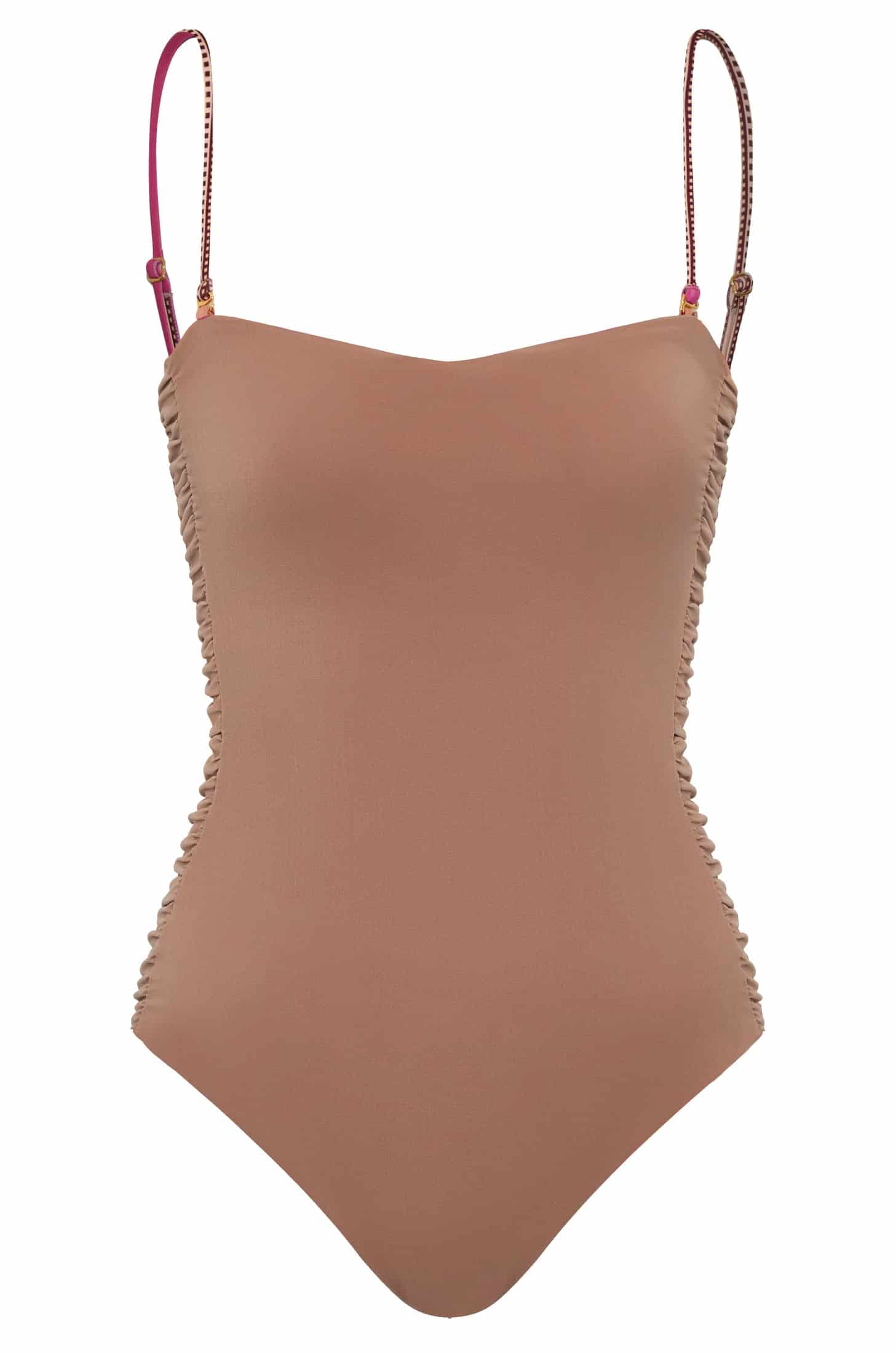 Las Balsas One Piece / Ethnic Pink Stripes - miniatura 5