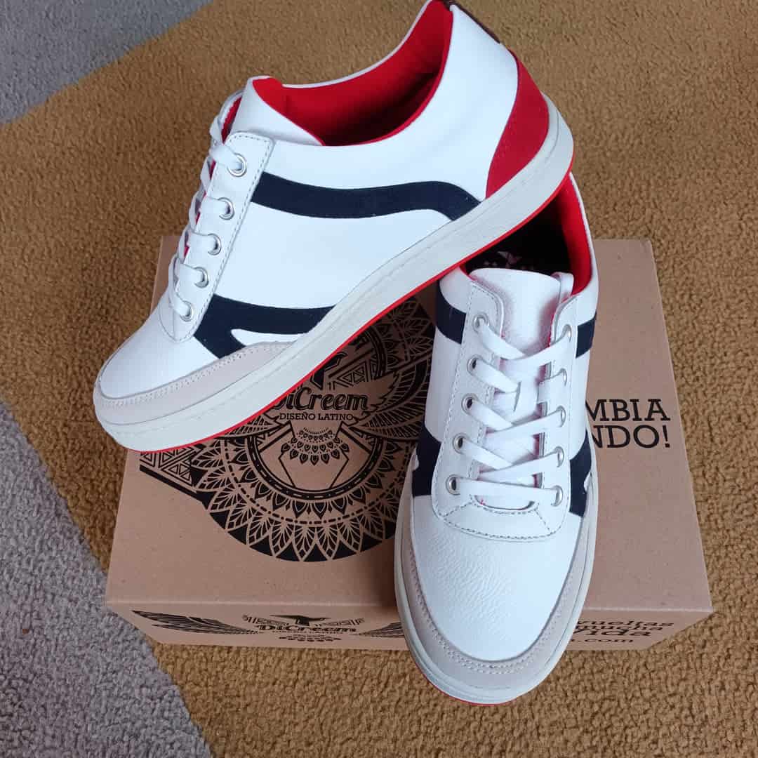 Clásicos Blanco, Rojo, Azul y Gris – Tenis ÁGUILA - miniatura 4