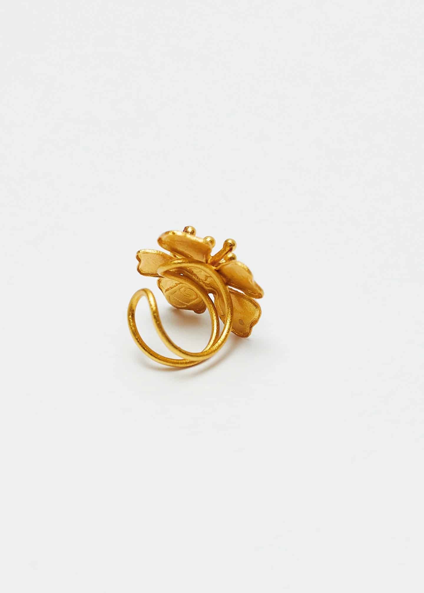 Earcuff Aurora mini rojo vino - miniatura 3