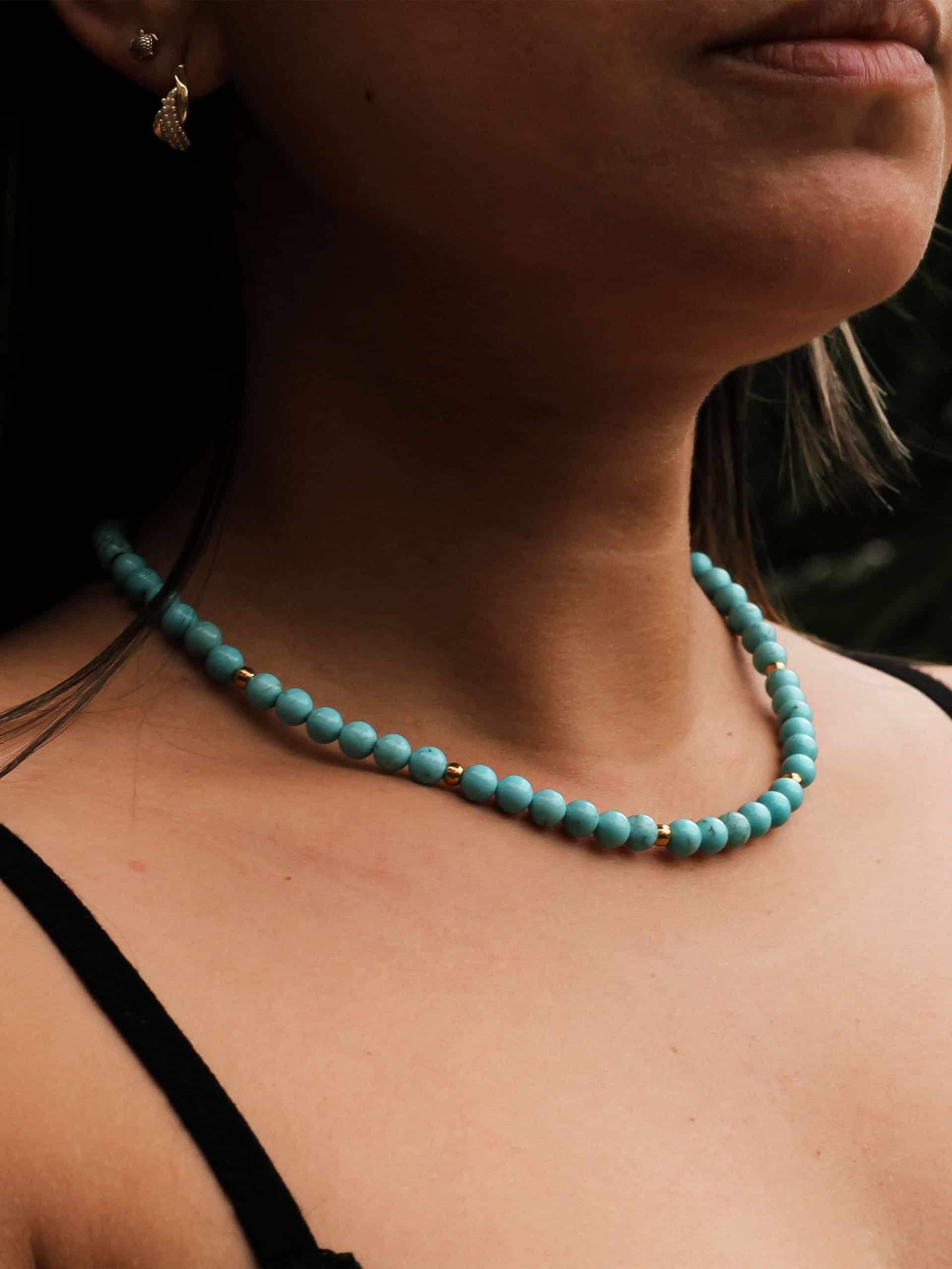 Choker Turquesa 6mm - miniatura 5