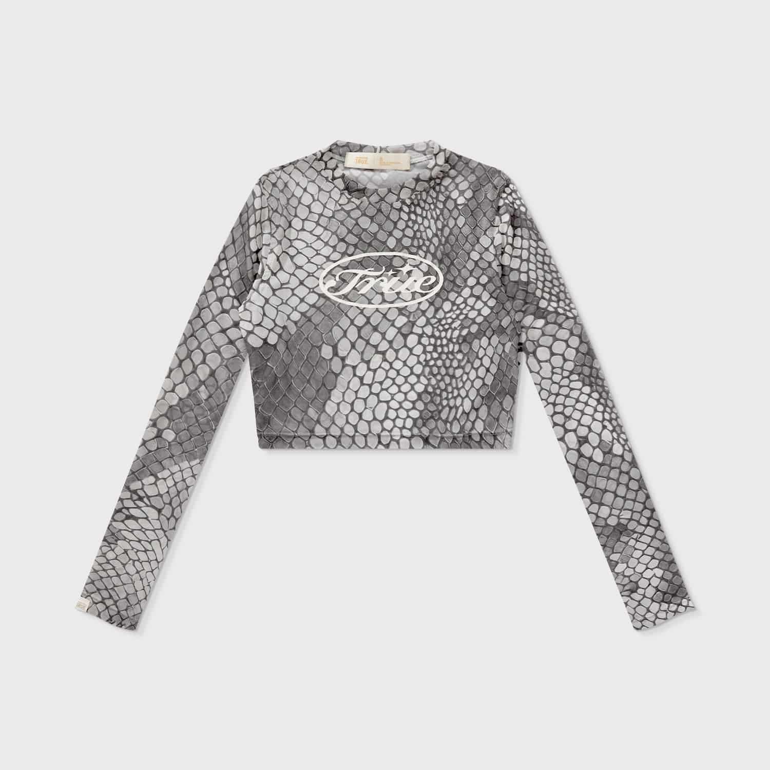 Python Mesh LS Tee - Gray - miniatura 1