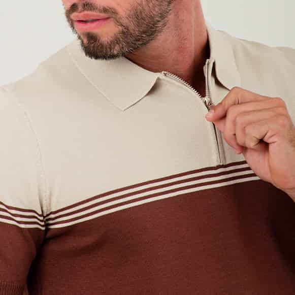 SUETER POLO MODA TEJIDO HOMBRE - miniatura 5