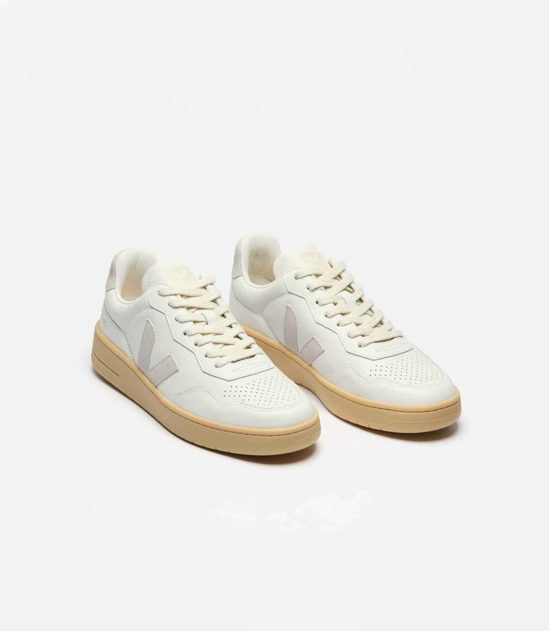 Tenis Veja V-90 Extra White Light Grey Natural - miniatura 3