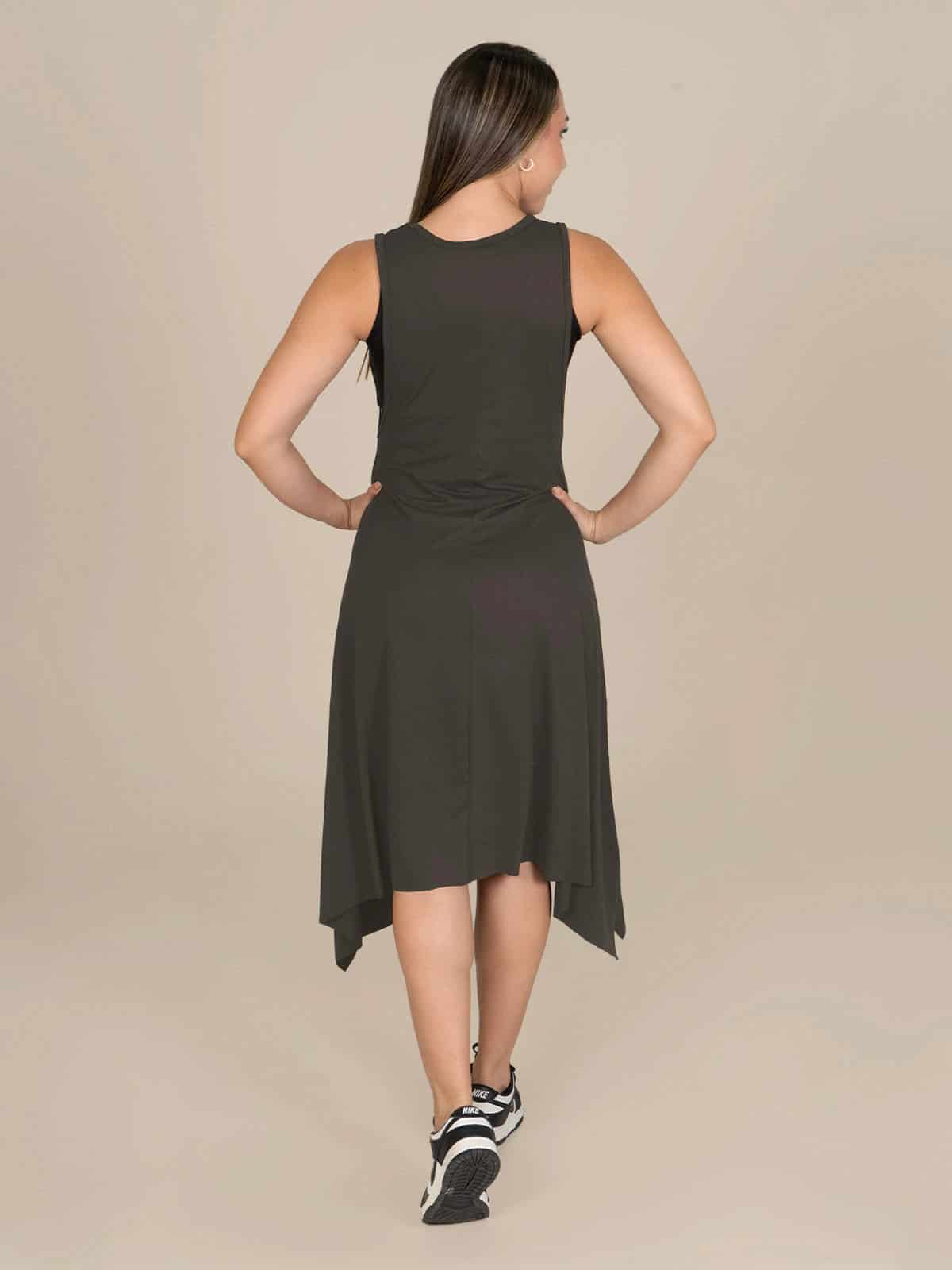 Vestido danila melon negro - miniatura 4