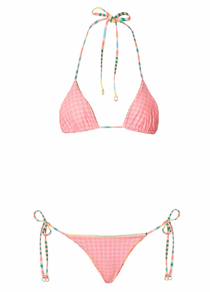 Maaji Striped Paradise Zeny Sliding Triangle Bikini Top - miniatura 6